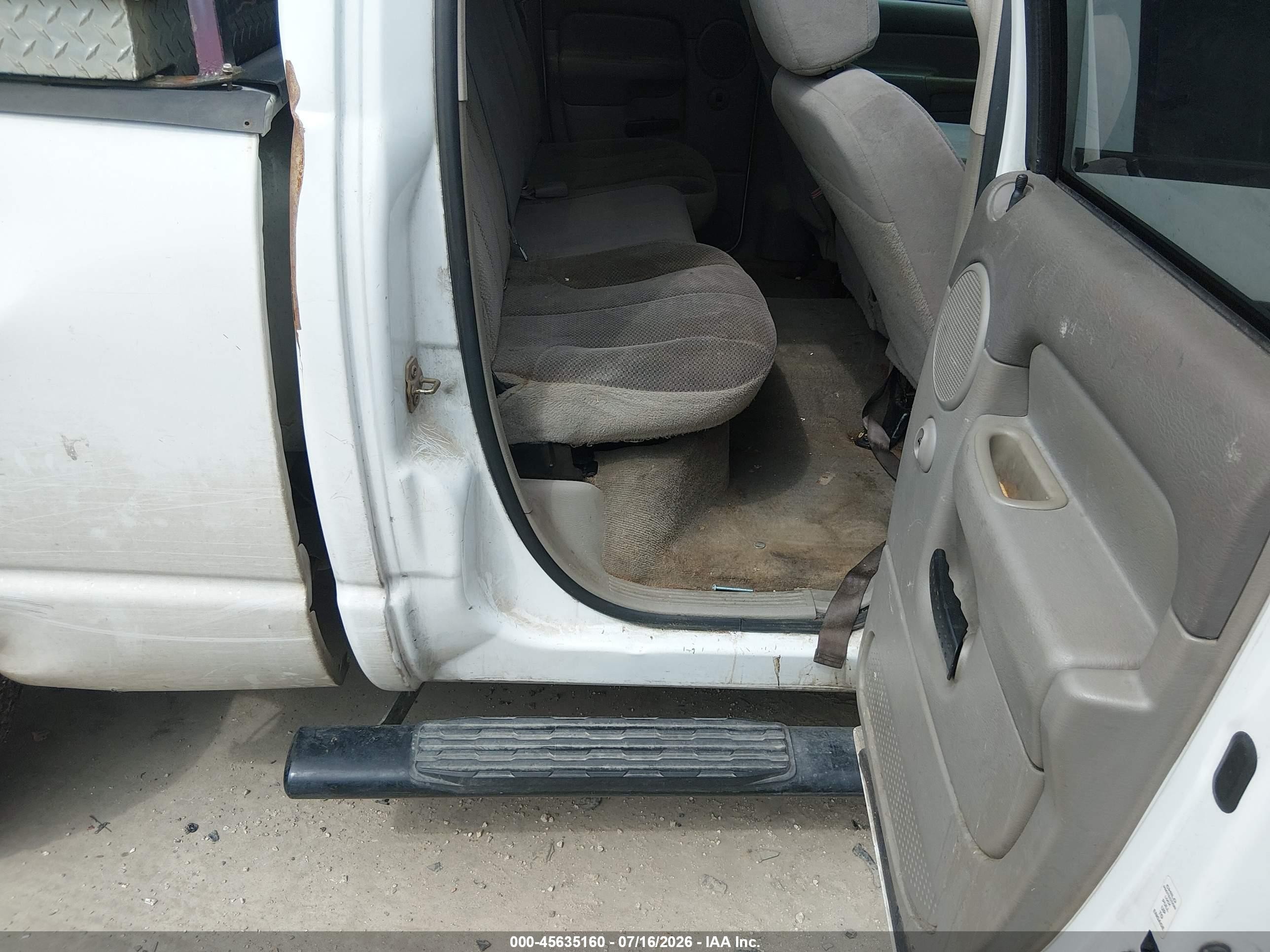 2003 Dodge Ram 1500 Slt/laramie/st White vin: 1D7HA18N33S260641