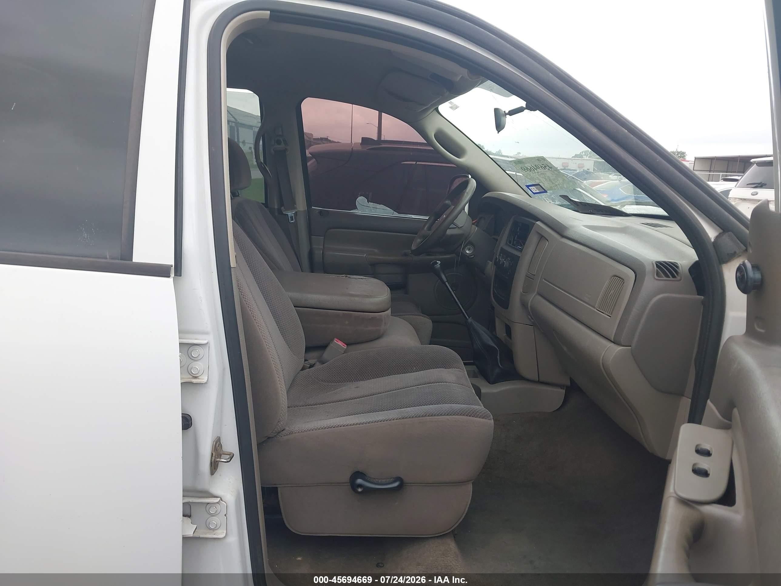 2004 Dodge Ram 1500 Slt/laramie Белый vin: 1D7HA18N34J263546