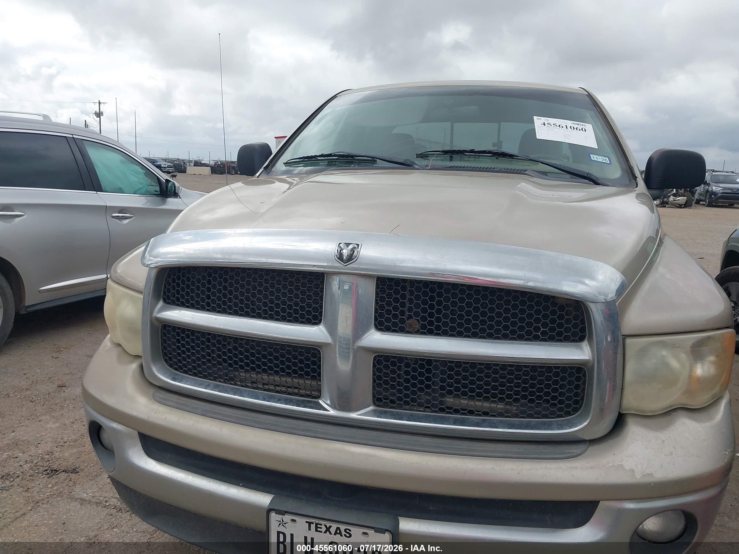 2004 Dodge Ram 1500 Slt/laramie Gold vin: 1D7HA18N34S680983