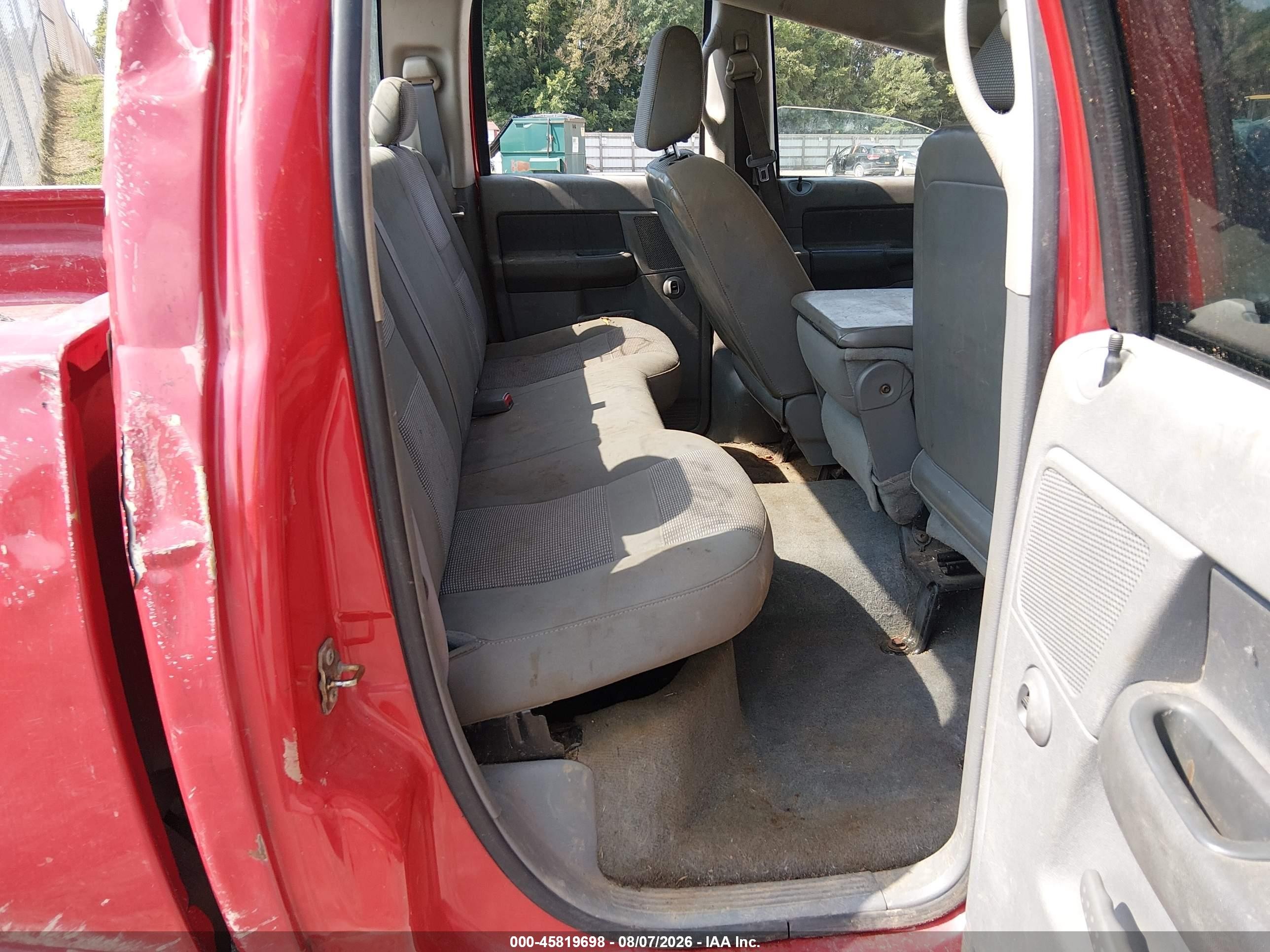 2006 Dodge Ram 1500 Slt Red vin: 1D7HA18N36S515101