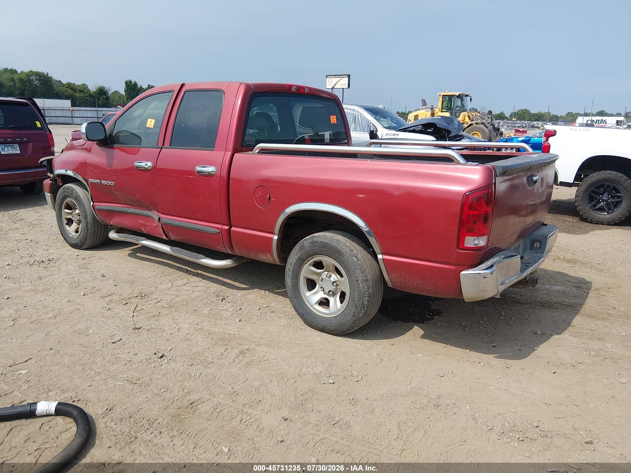 2006 Dodge Ram 1500 St Темно-бордовый vin: 1D7HA18N36S616946