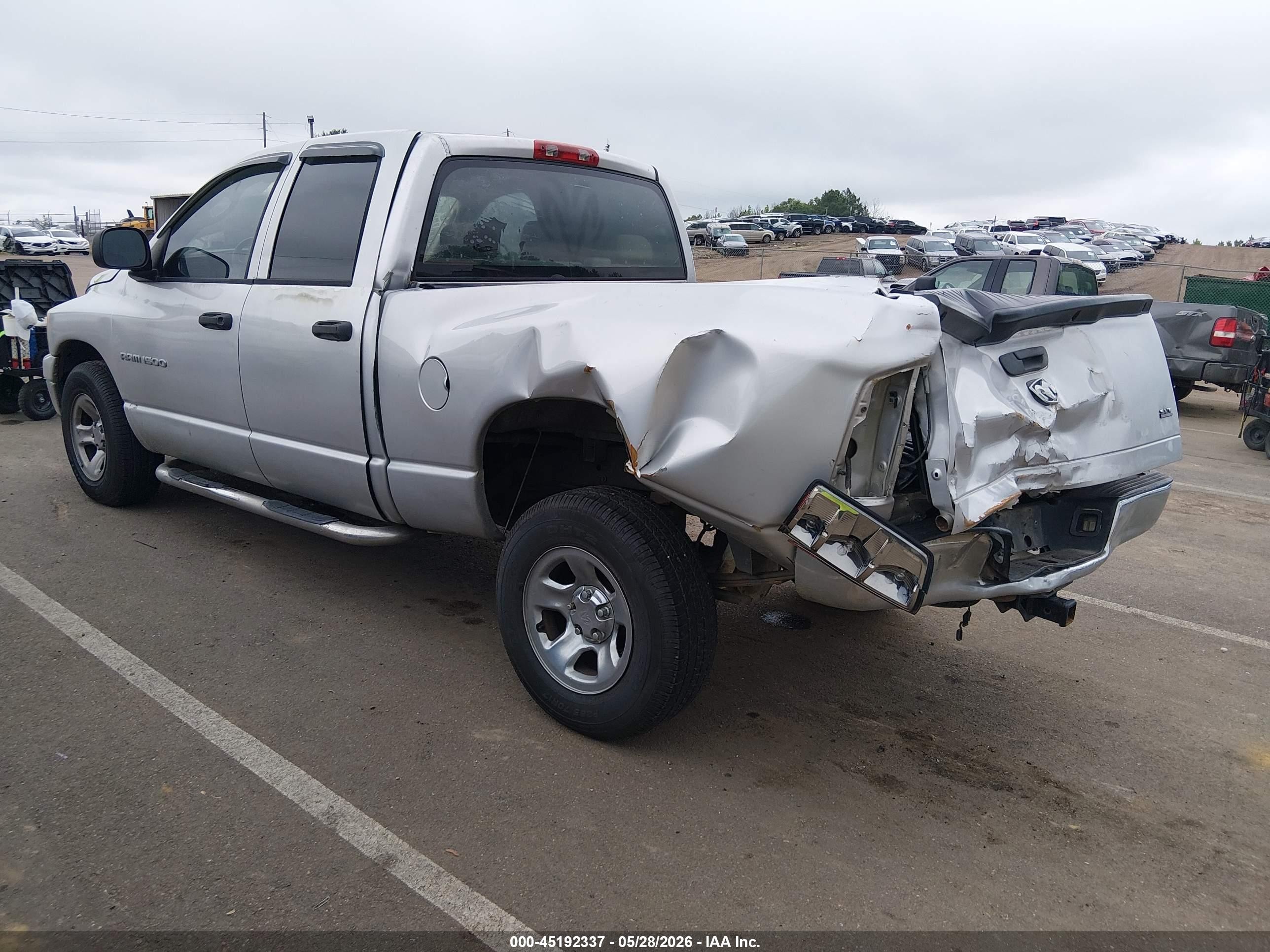 2006 Dodge Ram 1500 Slt White vin: 1D7HA18N36S649431