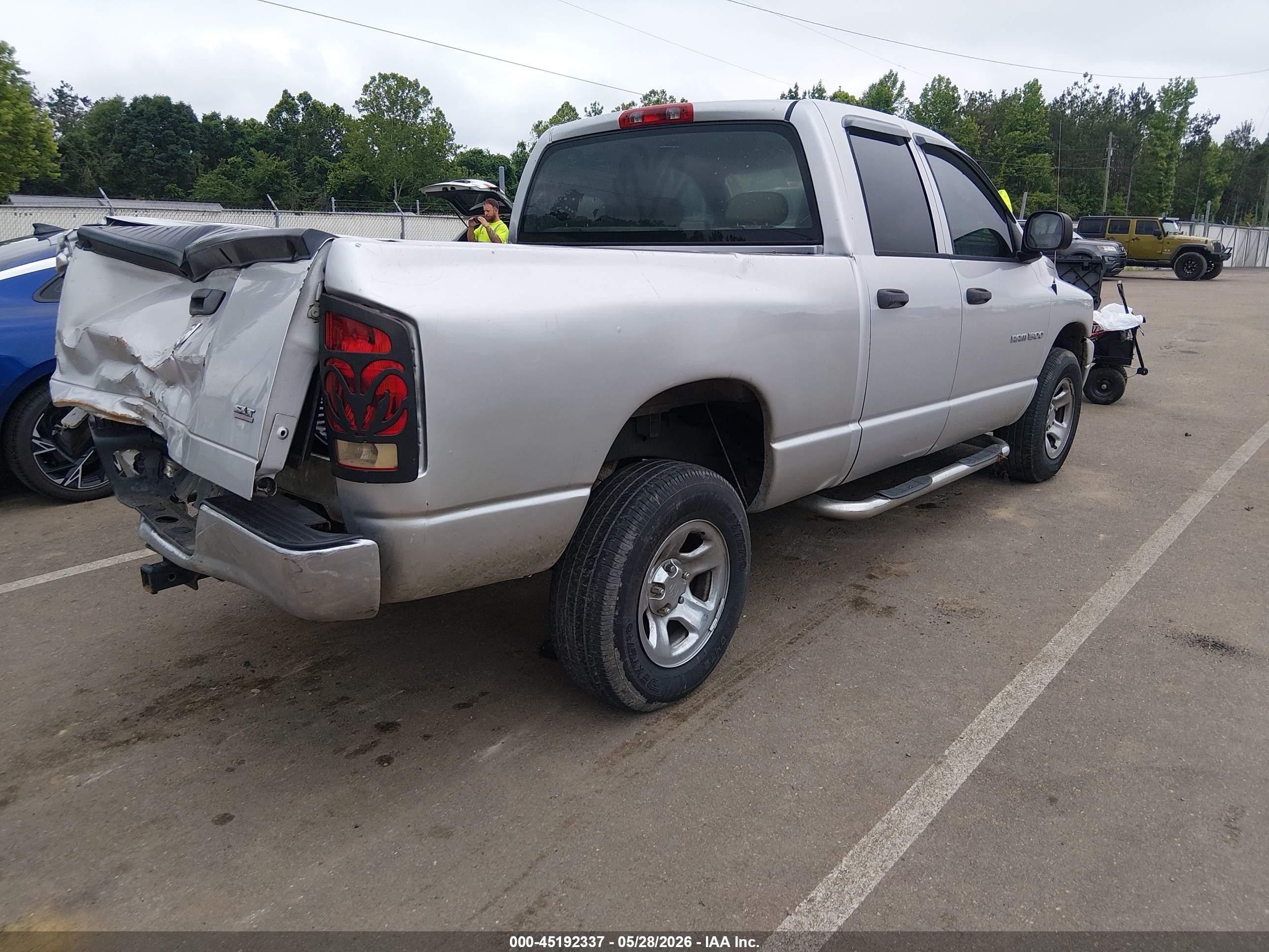2006 Dodge Ram 1500 Slt White vin: 1D7HA18N36S649431