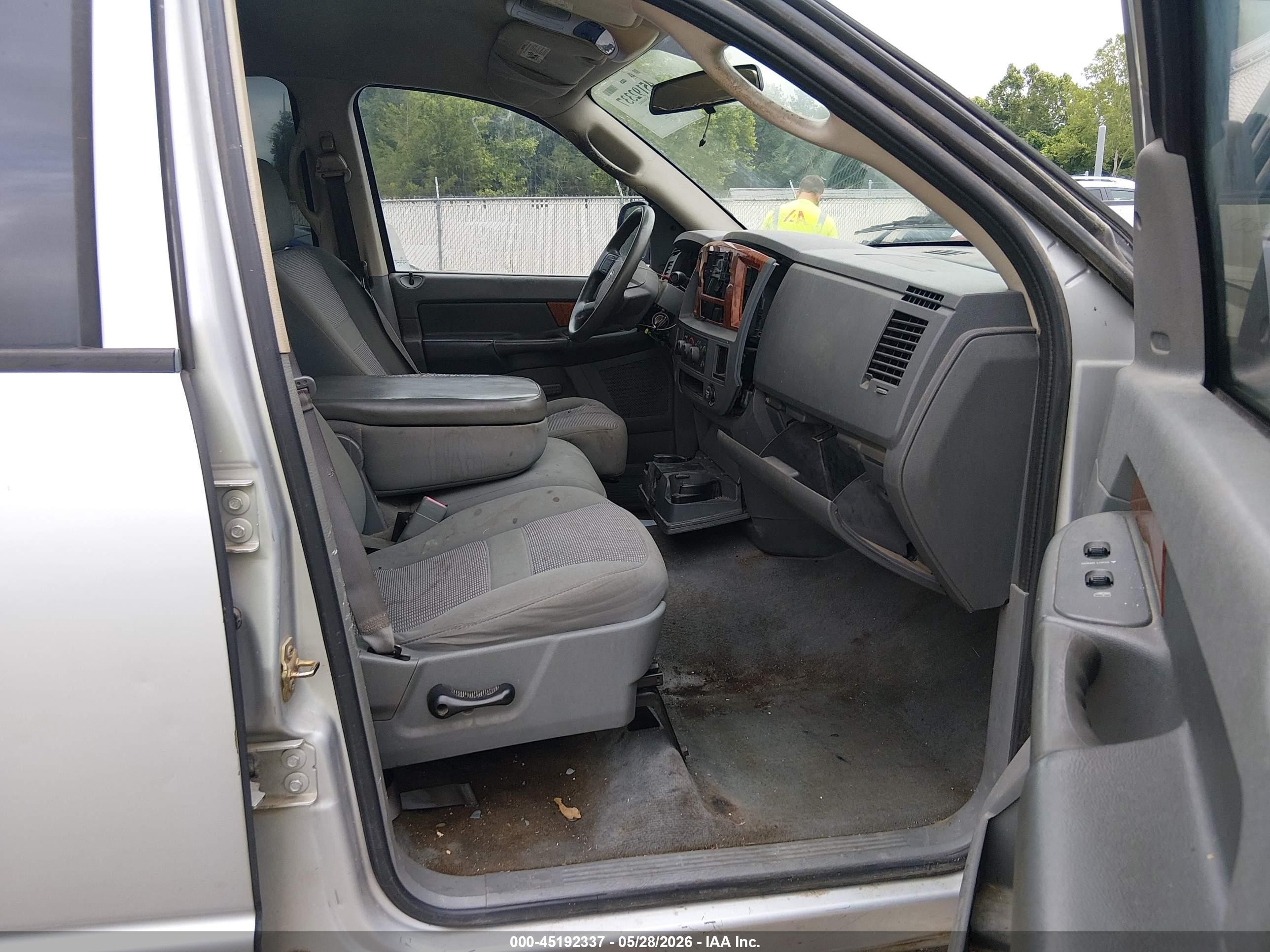 2006 Dodge Ram 1500 Slt White vin: 1D7HA18N36S649431