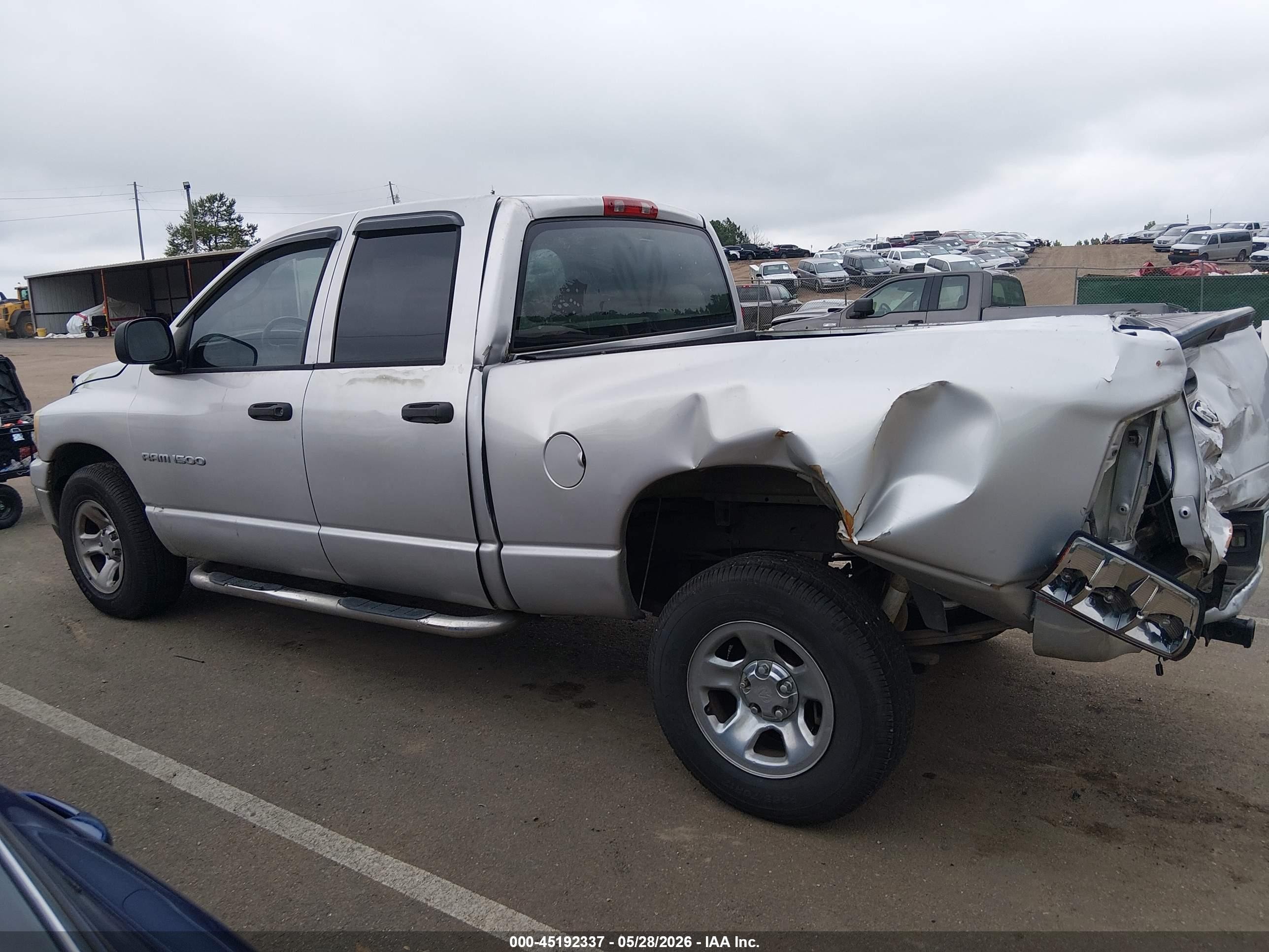2006 Dodge Ram 1500 Slt White vin: 1D7HA18N36S649431