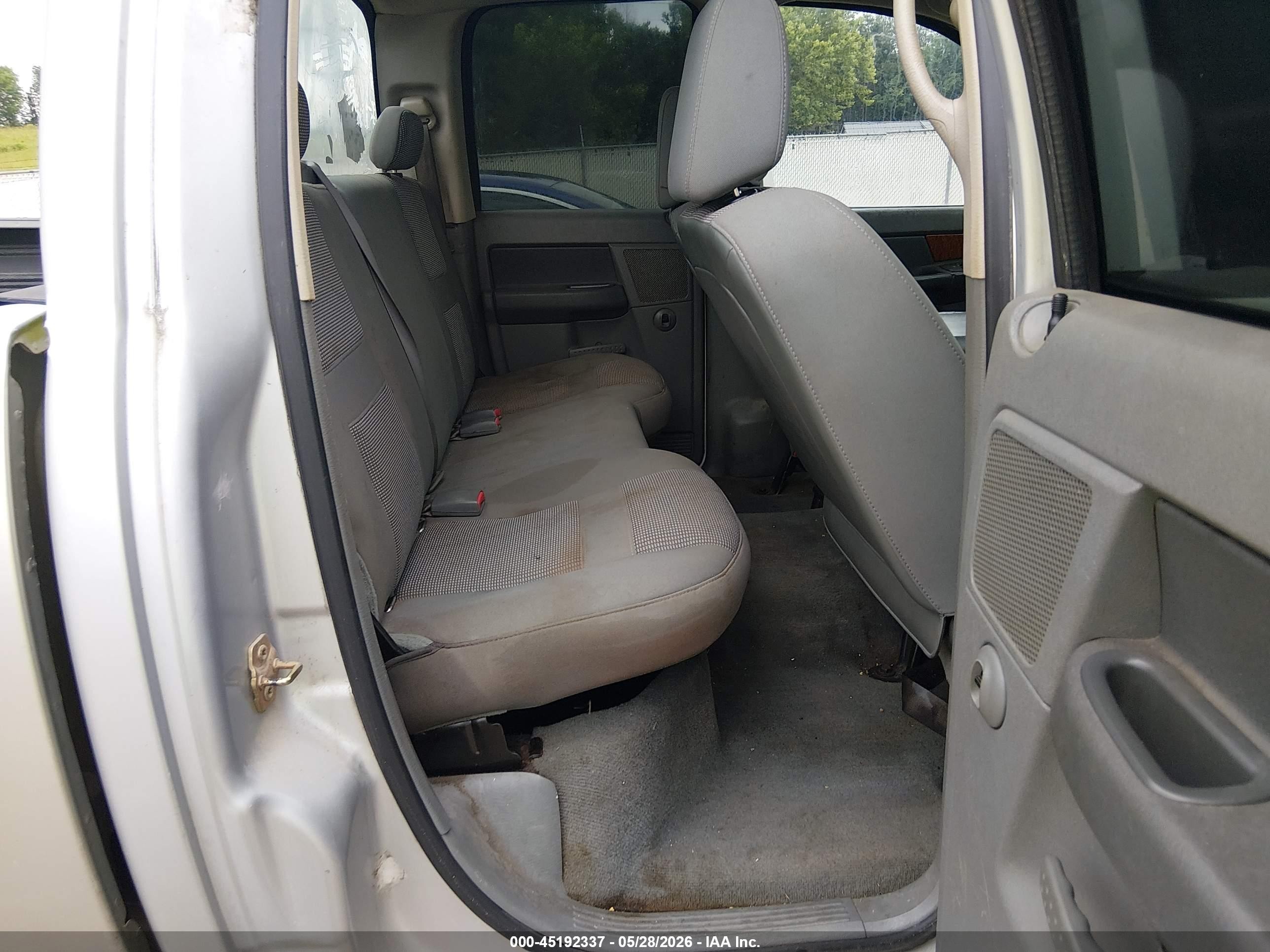 2006 Dodge Ram 1500 Slt White vin: 1D7HA18N36S649431