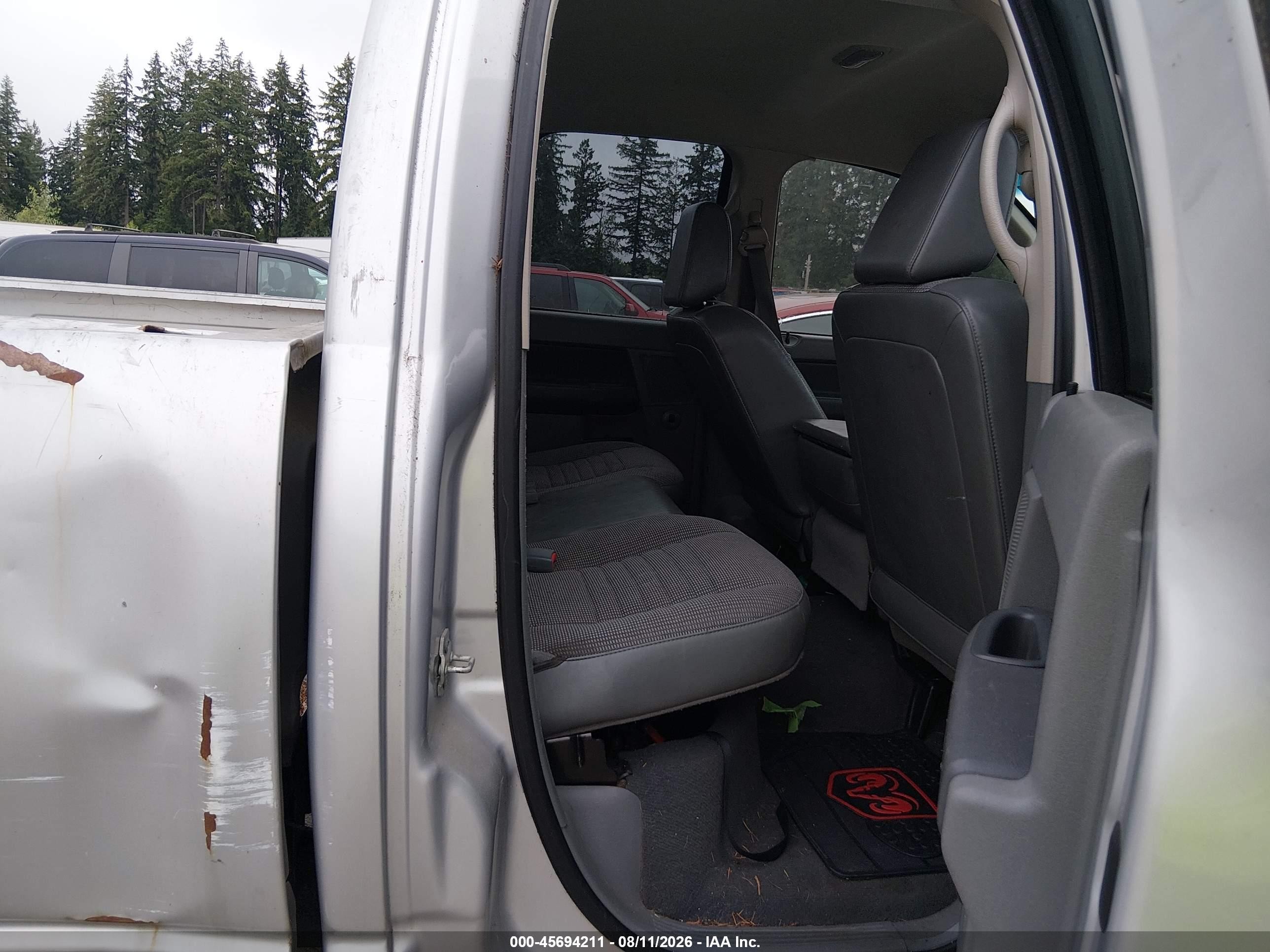 2008 Dodge Ram 1500 St/sxt Silver vin: 1D7HA18N38J117136
