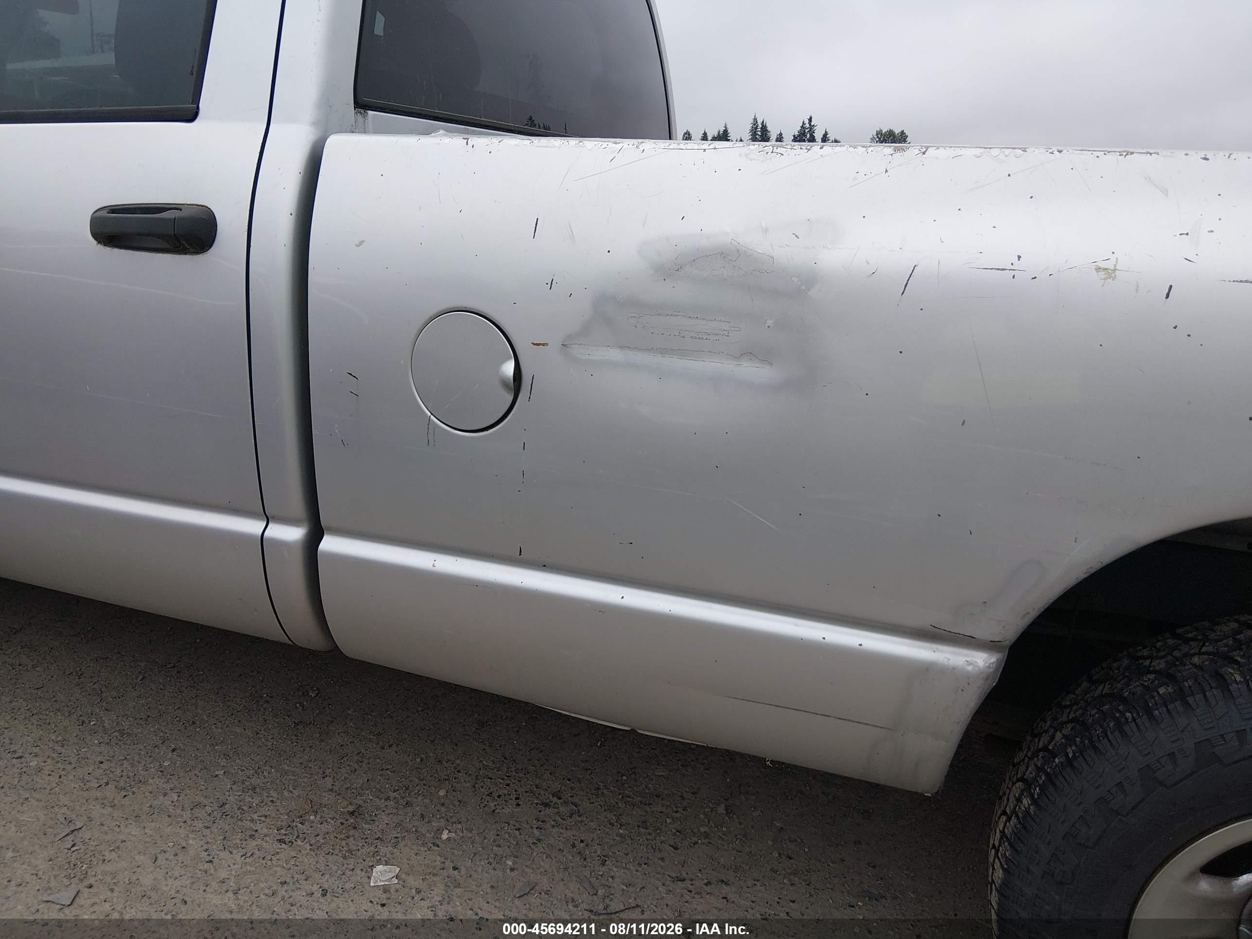 2008 Dodge Ram 1500 St/sxt Silver vin: 1D7HA18N38J117136