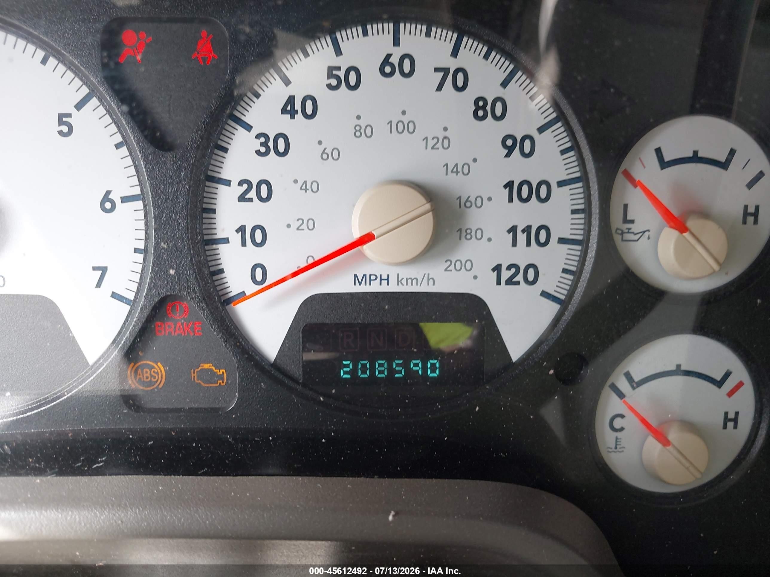 2008 Dodge Ram 1500 Slt Коричневый vin: 1D7HA18N38J137127