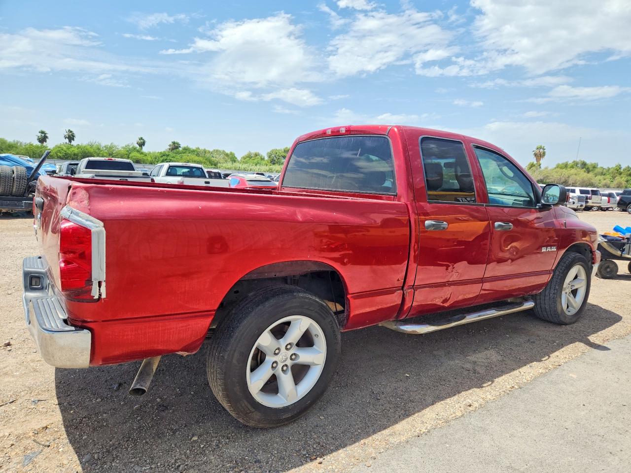 2008 Dodge Ram 1500 St Red vin: 1D7HA18N38J173545