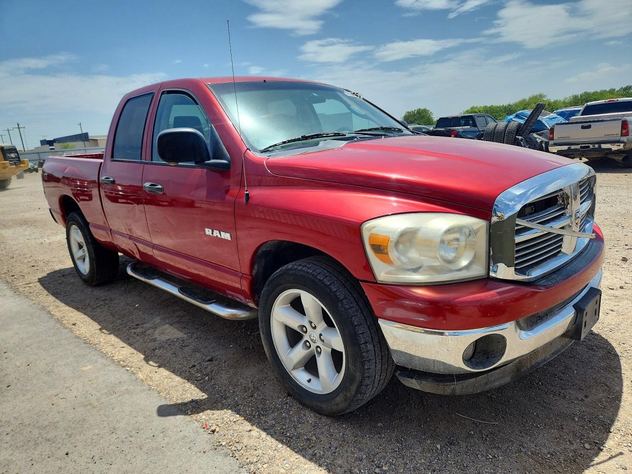 2008 Dodge Ram 1500 St Red vin: 1D7HA18N38J173545