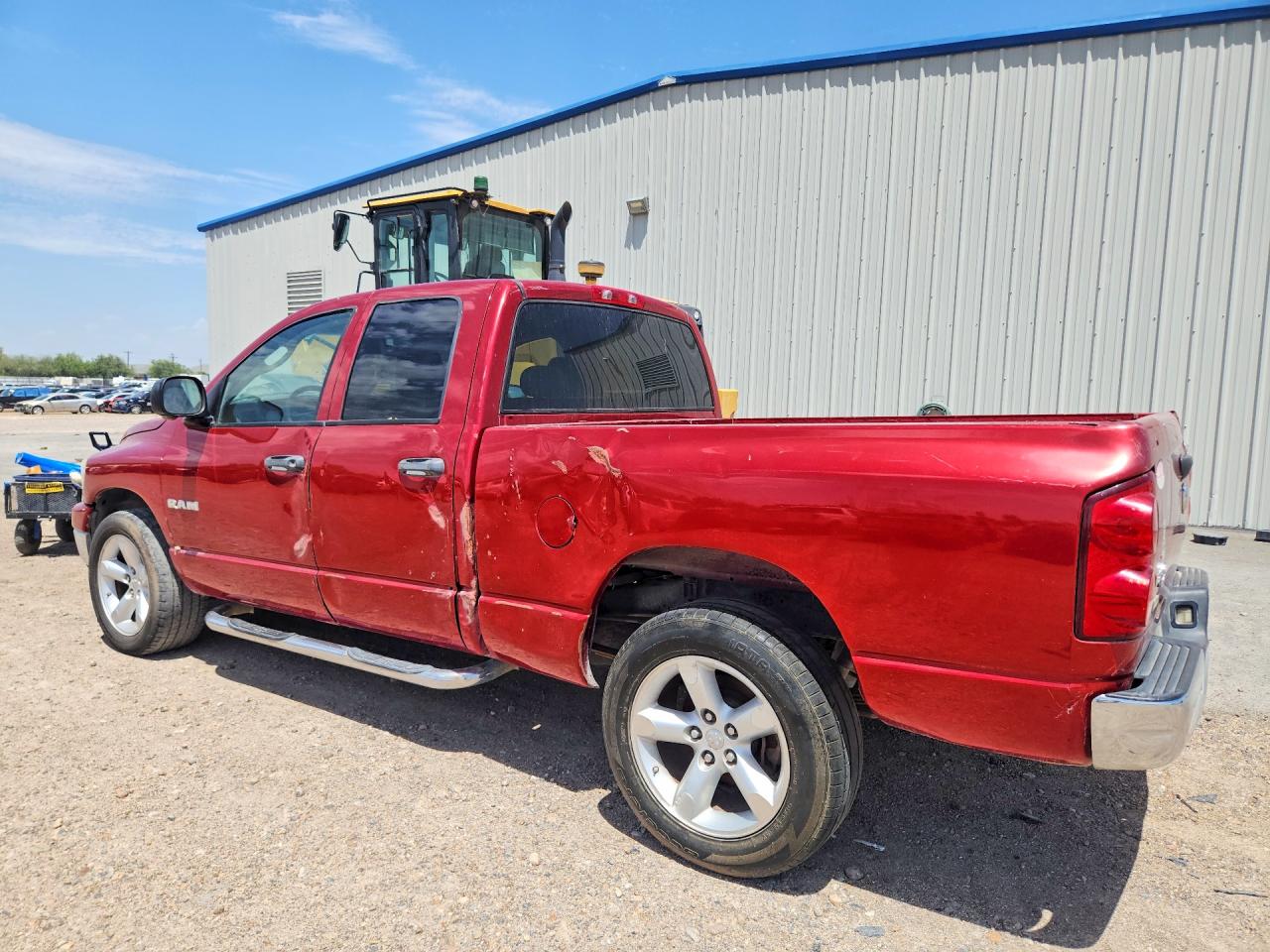 2008 Dodge Ram 1500 St Red vin: 1D7HA18N38J173545