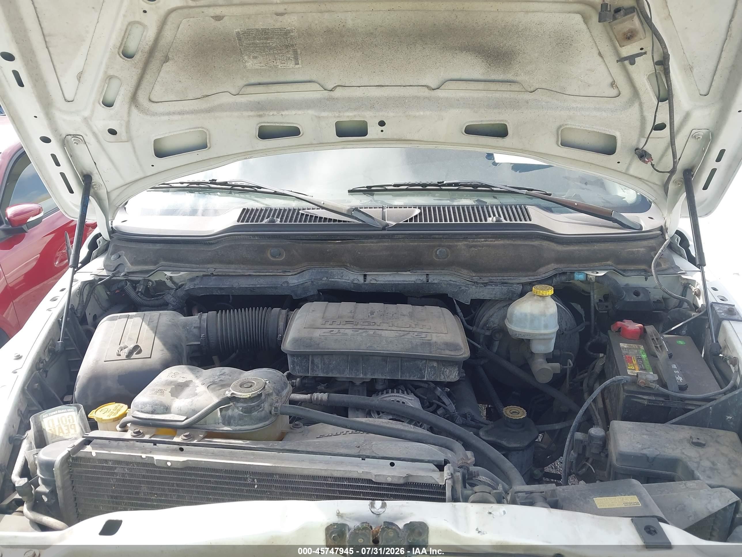 2002 Dodge Ram 1500 St White vin: 1D7HA18N42S648041