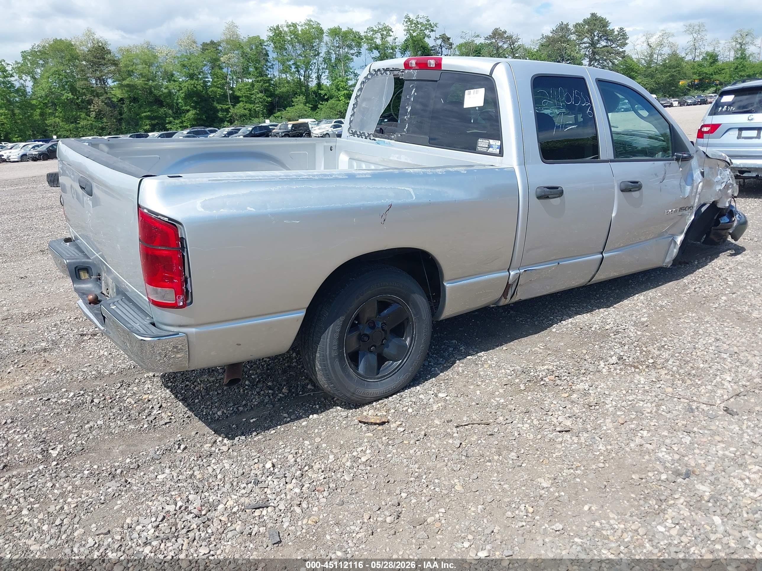 2003 Dodge Ram 1500 Slt/laramie/st Silver vin: 1D7HA18N43J560310