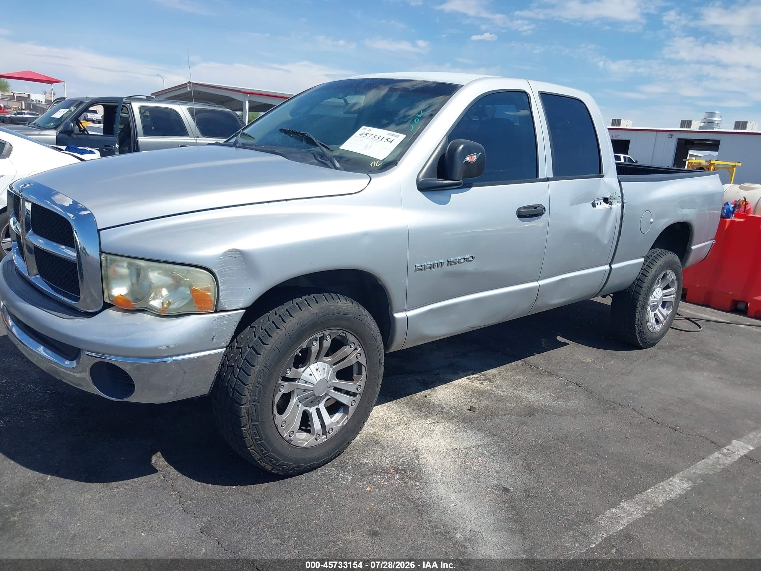 2004 Dodge Ram 1500 Slt/laramie Silver vin: 1D7HA18N44J106690