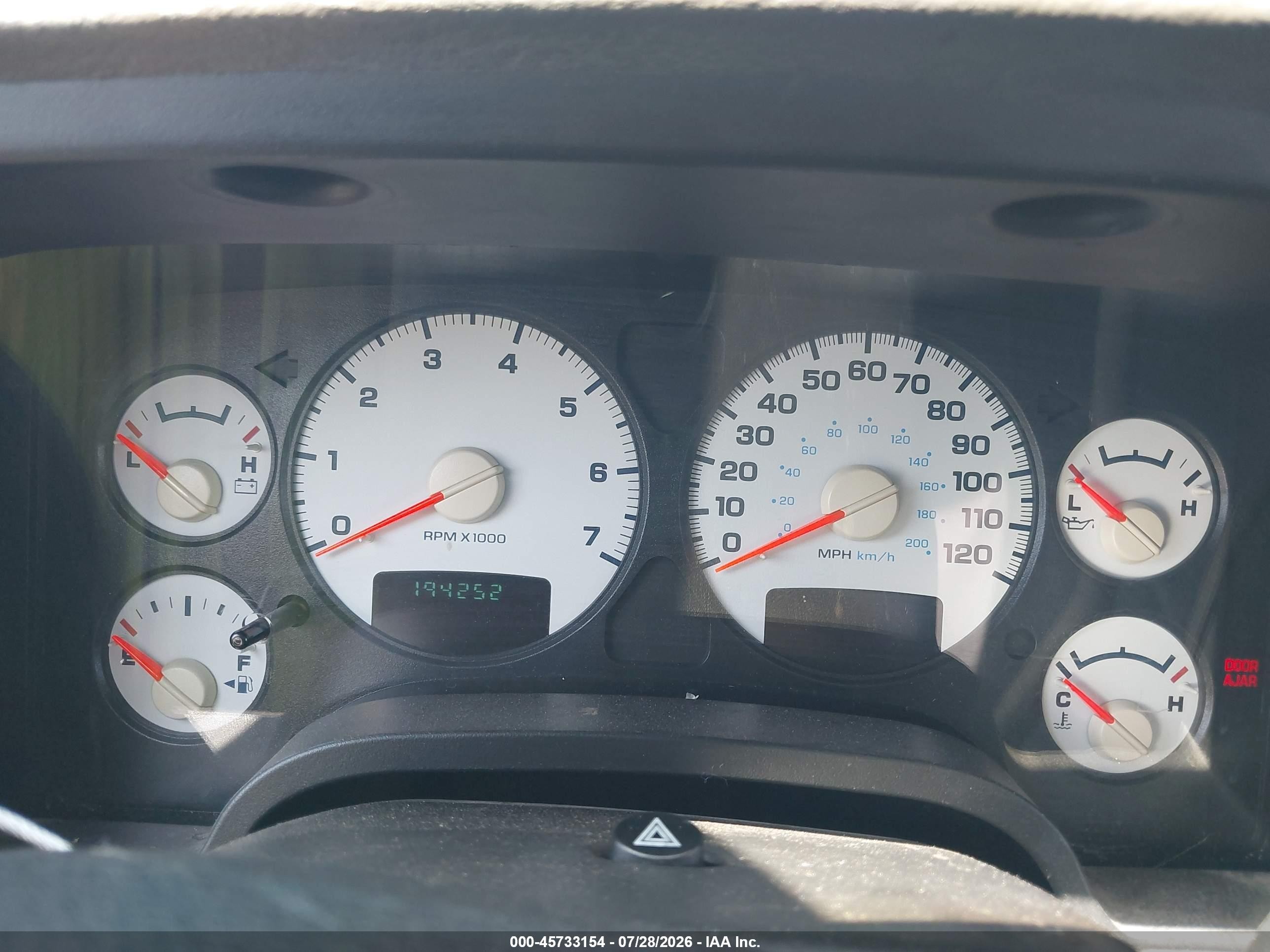 2004 Dodge Ram 1500 Slt/laramie Silver vin: 1D7HA18N44J106690