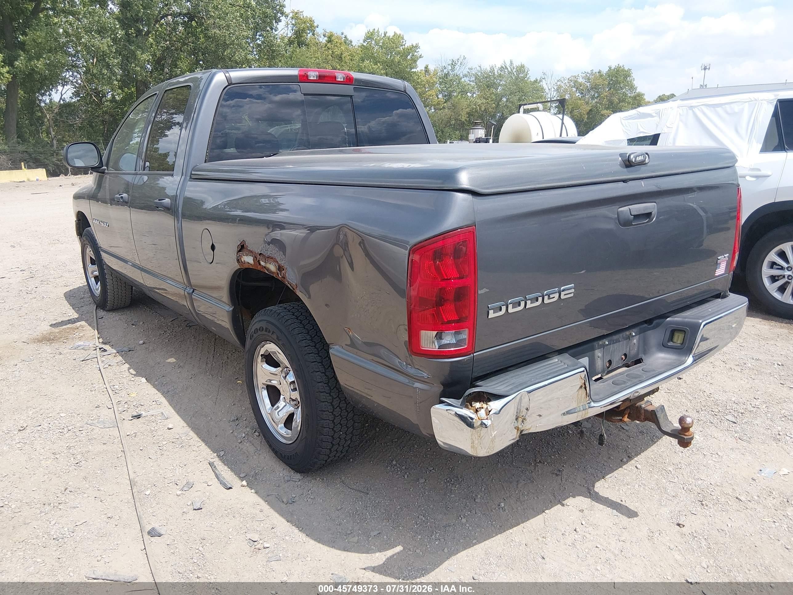 2004 Dodge Ram 1500 Slt/laramie Серый vin: 1D7HA18N44J129032