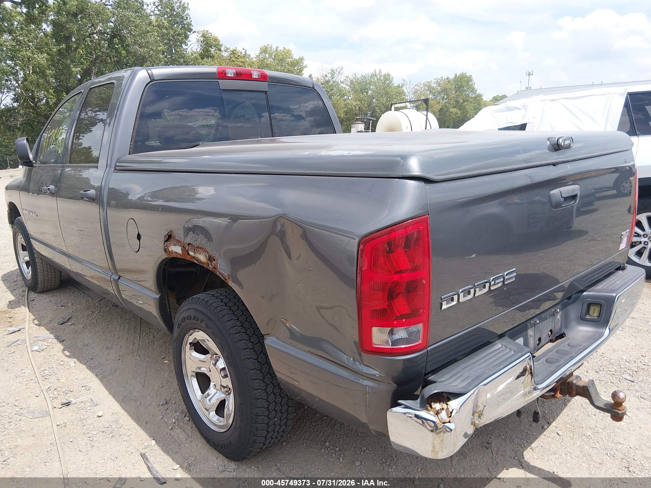 2004 Dodge Ram 1500 Slt/laramie Серый vin: 1D7HA18N44J129032