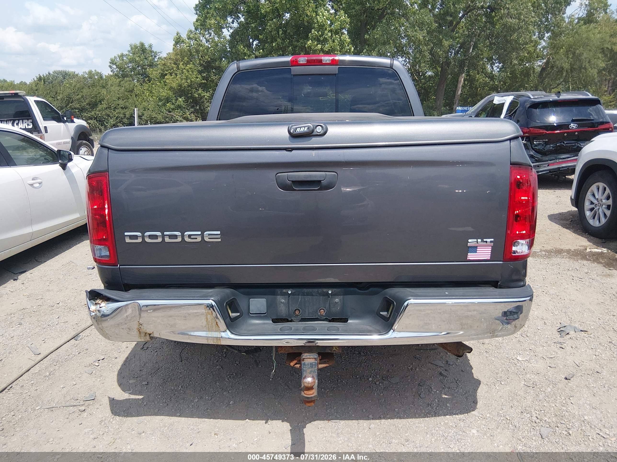 2004 Dodge Ram 1500 Slt/laramie Серый vin: 1D7HA18N44J129032