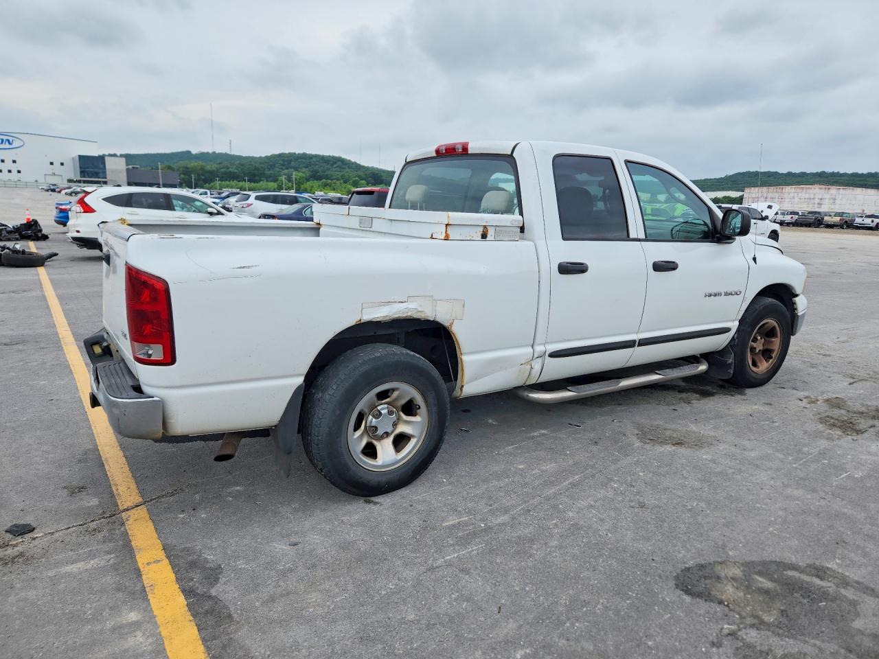 2004 Dodge Ram 1500 St White vin: 1D7HA18N44S581590
