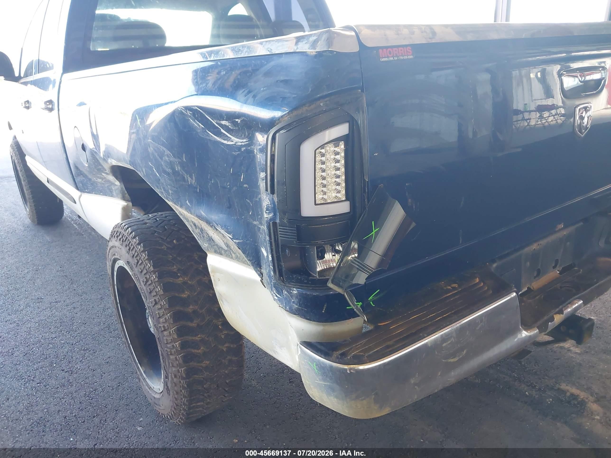 2005 Dodge Ram 1500 Slt/laramie Синий vin: 1D7HA18N45J633629