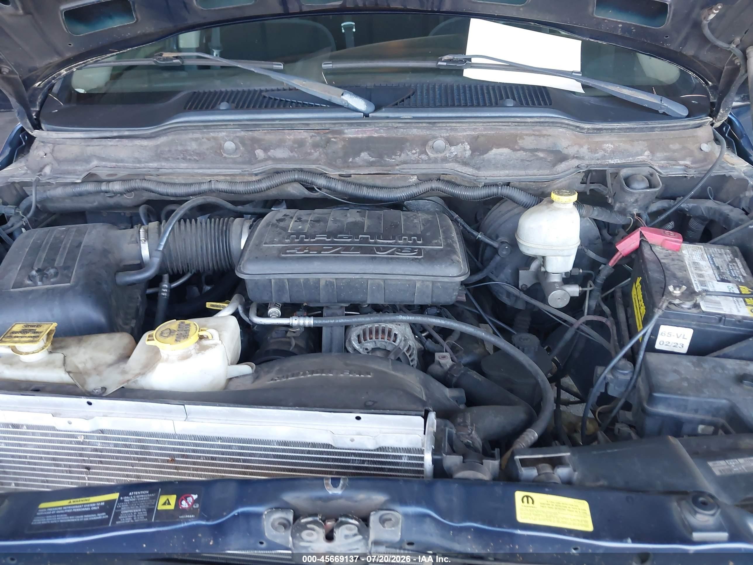 2005 Dodge Ram 1500 Slt/laramie Синий vin: 1D7HA18N45J633629