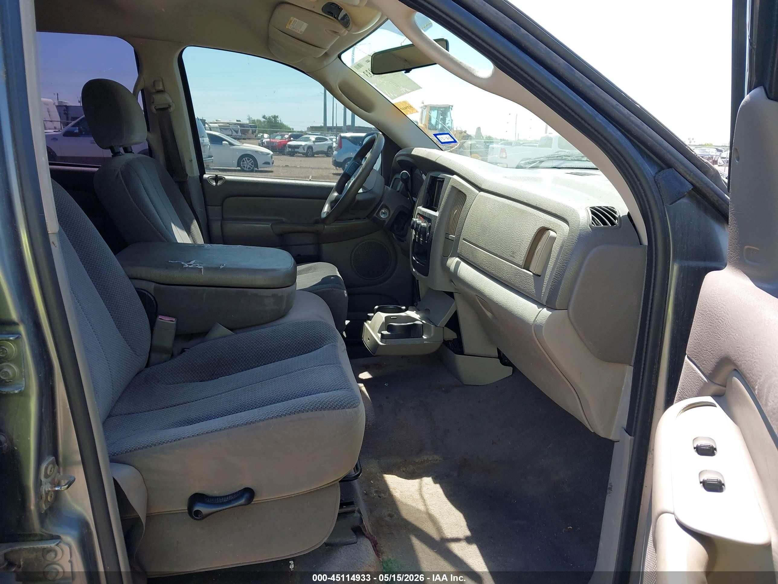 2005 Dodge Ram 1500 Slt/laramie Gray vin: 1D7HA18N45S358127