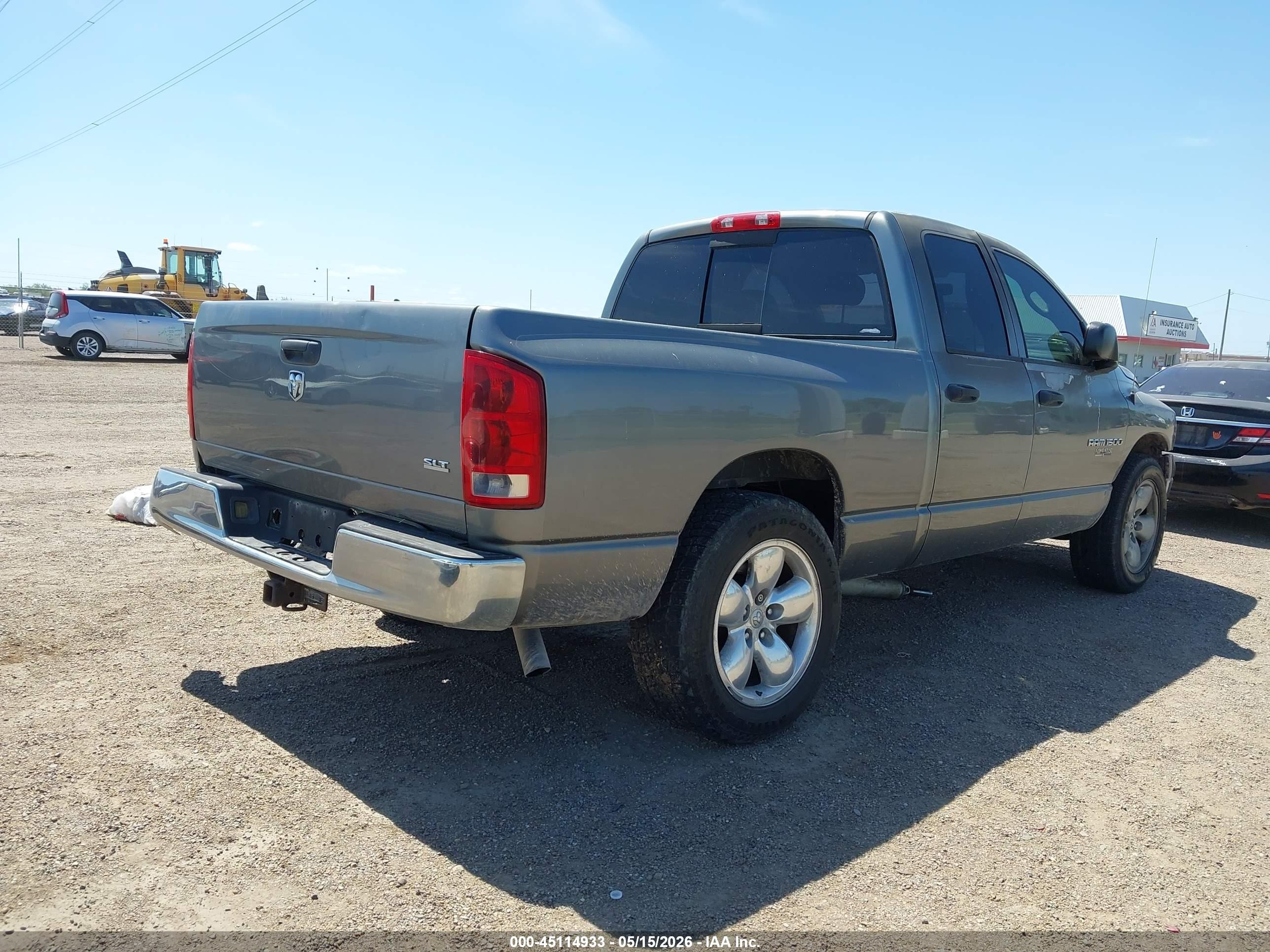 2005 Dodge Ram 1500 Slt/laramie Gray vin: 1D7HA18N45S358127