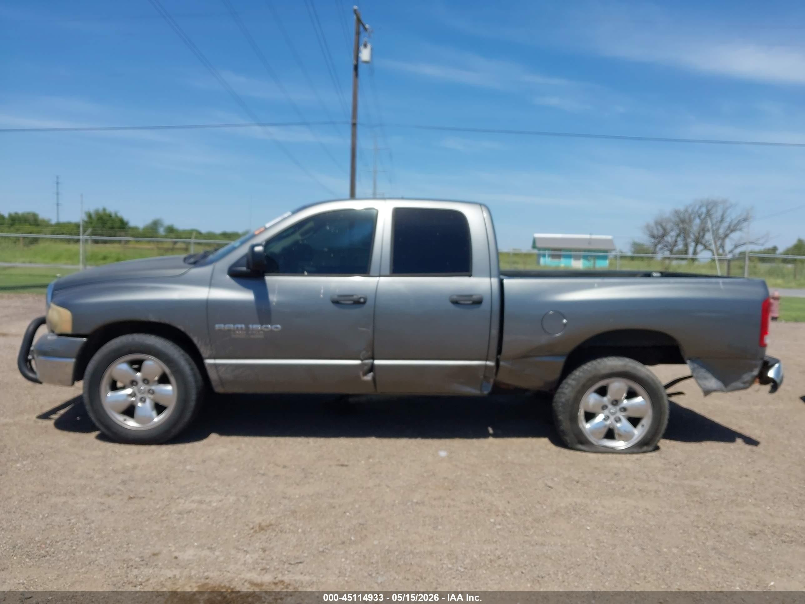 2005 Dodge Ram 1500 Slt/laramie Gray vin: 1D7HA18N45S358127