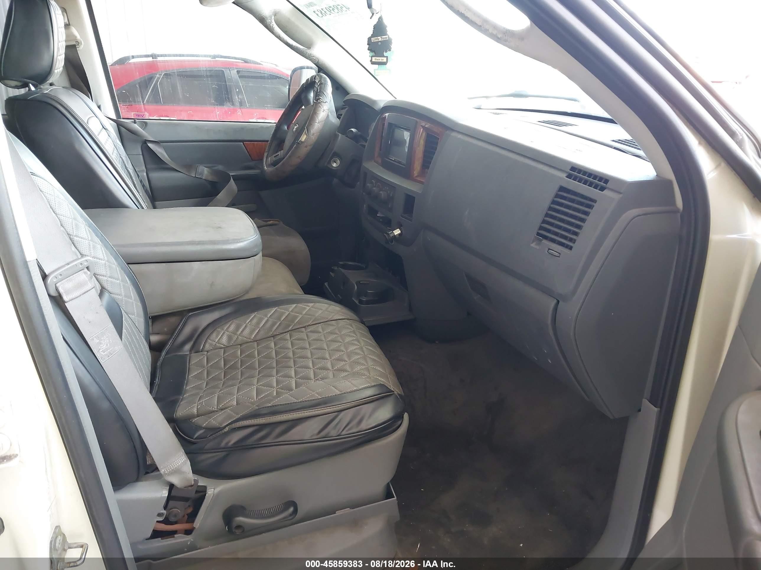 2006 Dodge Ram 1500 Slt White vin: 1D7HA18N46J201513
