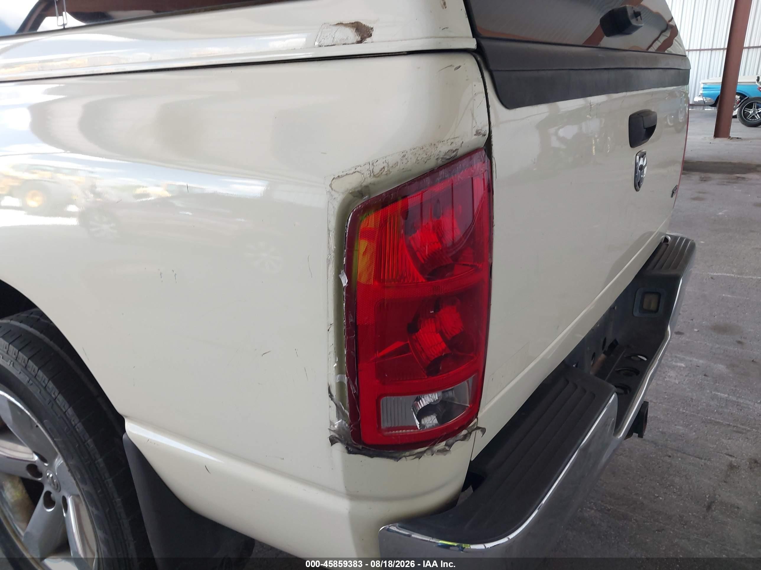 2006 Dodge Ram 1500 Slt White vin: 1D7HA18N46J201513