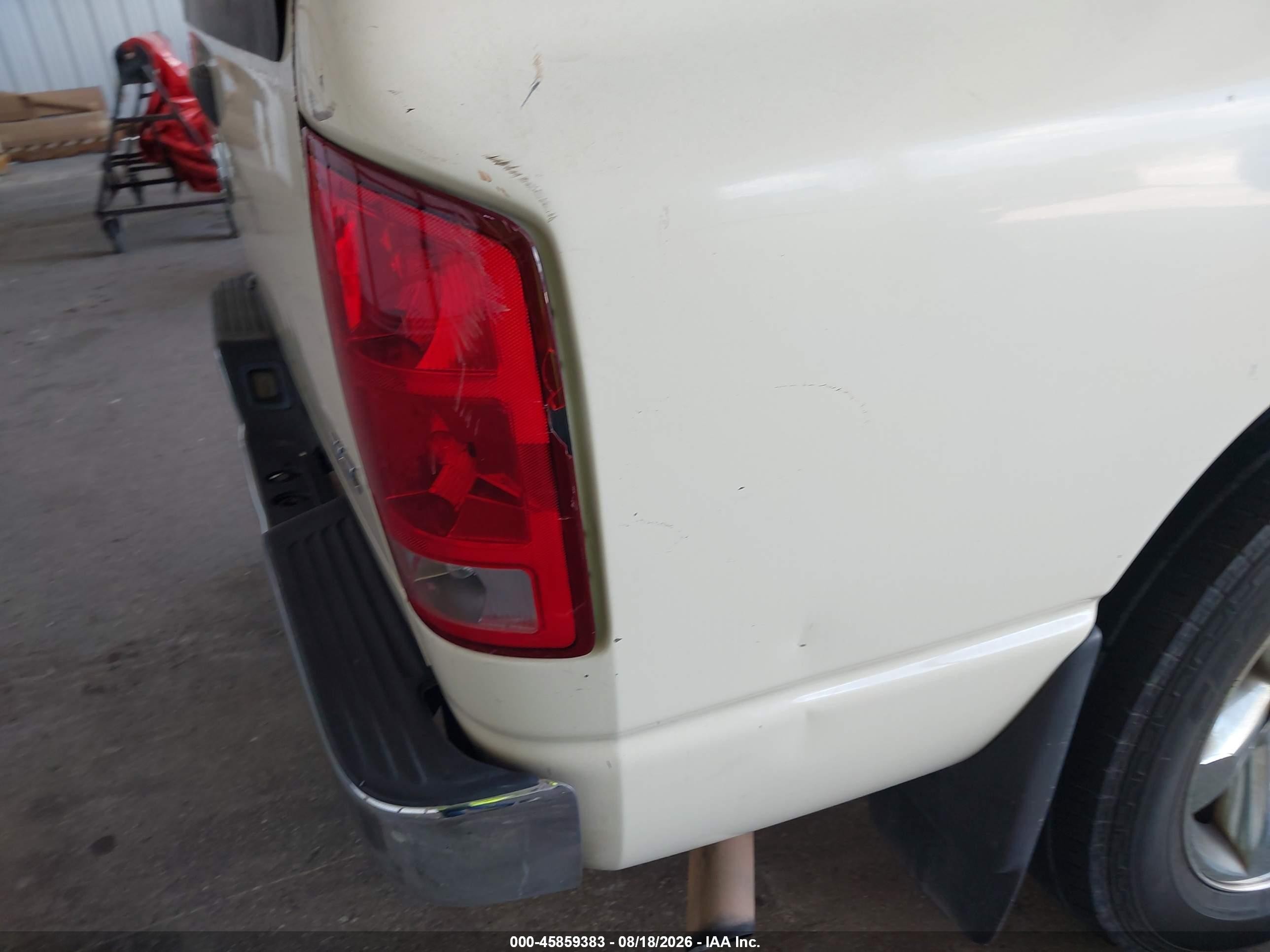 2006 Dodge Ram 1500 Slt White vin: 1D7HA18N46J201513