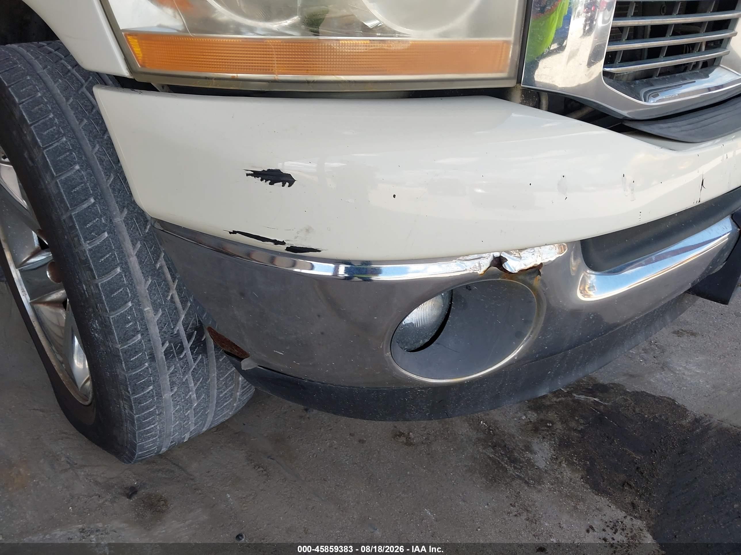 2006 Dodge Ram 1500 Slt White vin: 1D7HA18N46J201513