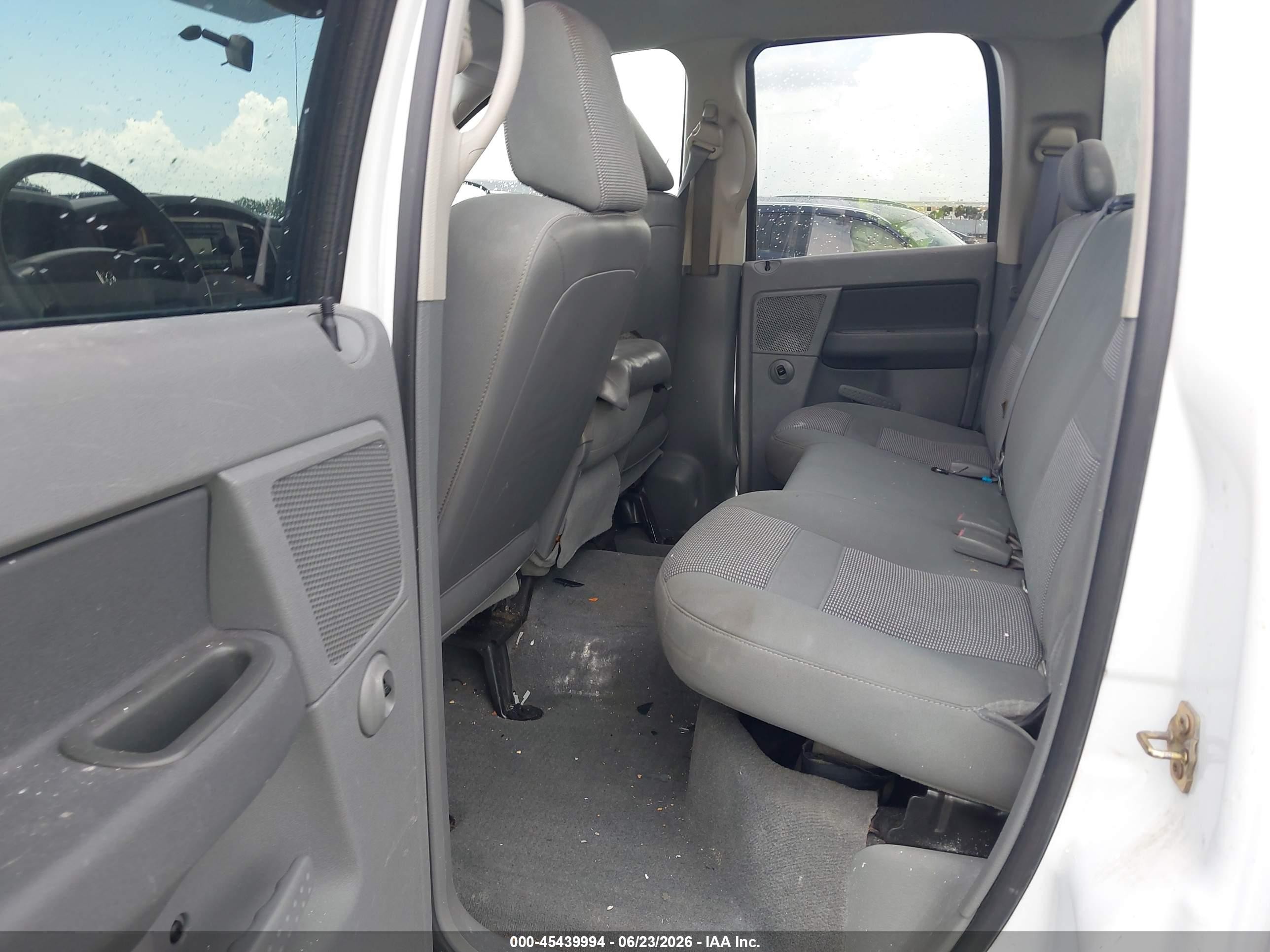 2006 Dodge Ram 1500 Slt White vin: 1D7HA18N46S594410