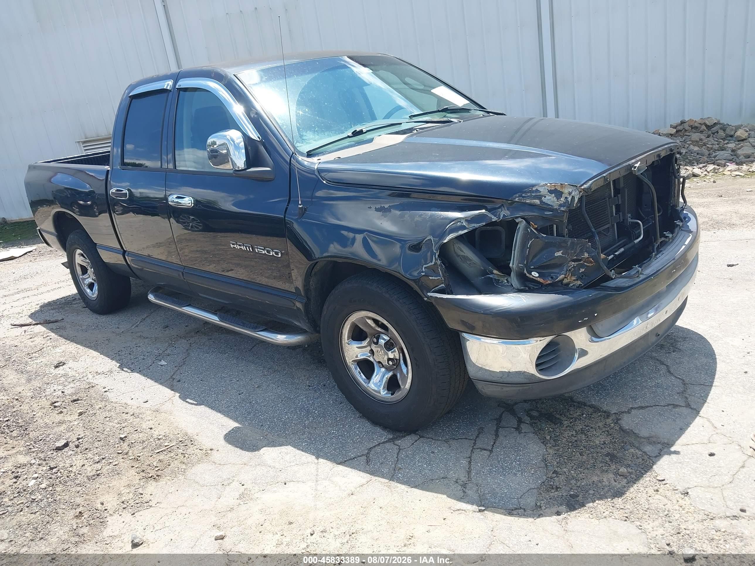 2006 Dodge Ram 1500 St Black vin: 1D7HA18N46S638888