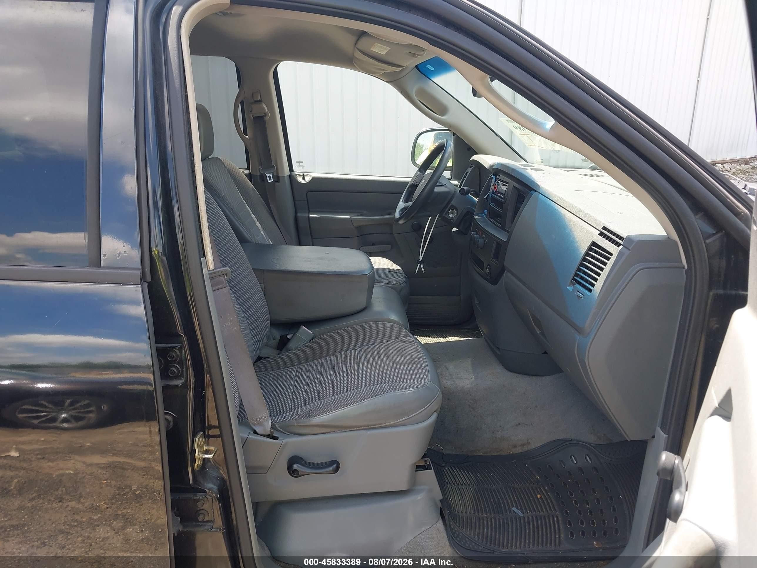 2006 Dodge Ram 1500 St Black vin: 1D7HA18N46S638888