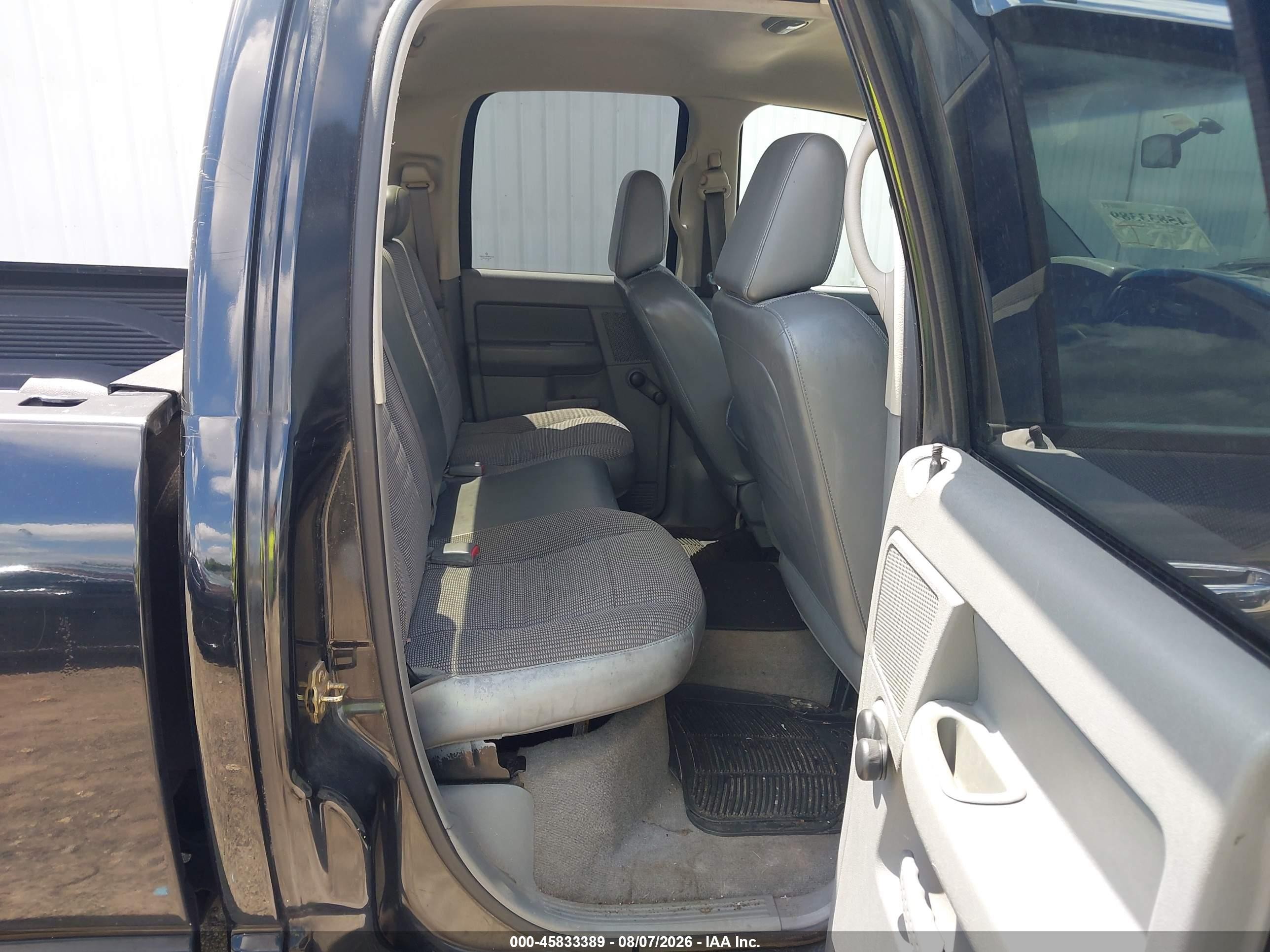 2006 Dodge Ram 1500 St Black vin: 1D7HA18N46S638888