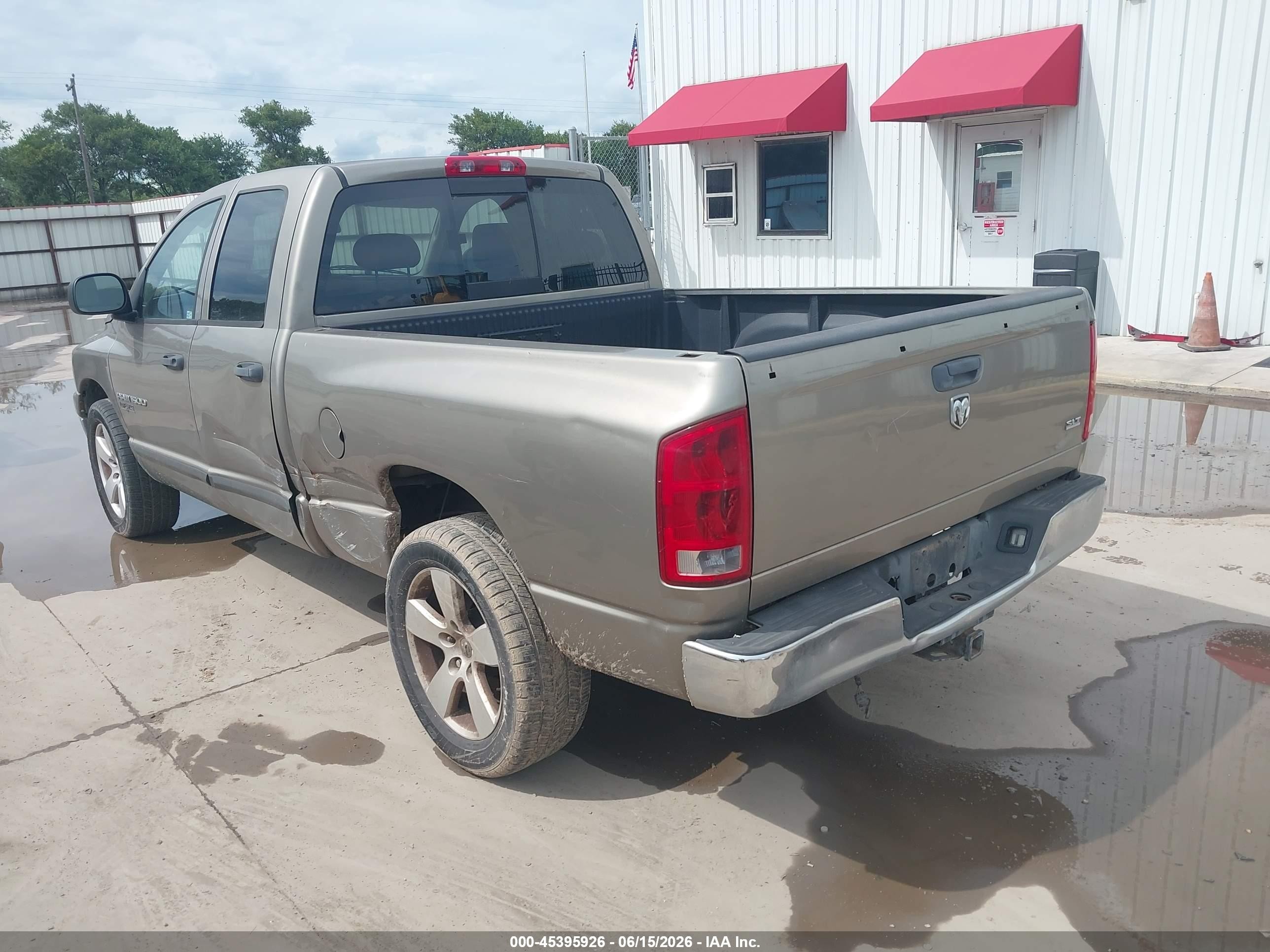 2006 Dodge Ram 1500 Slt Tan vin: 1D7HA18N46S688206