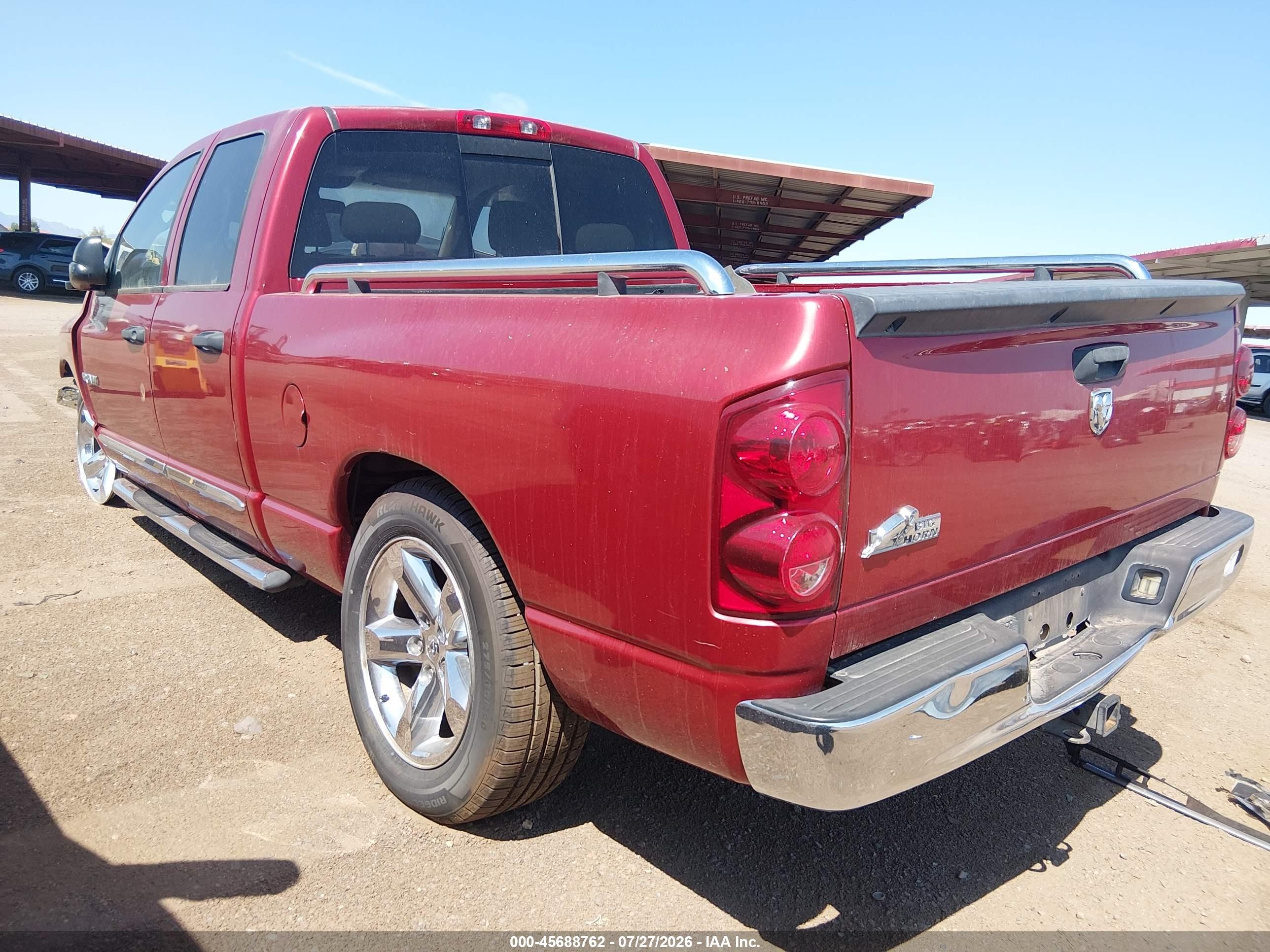 2008 Dodge Ram 1500 Slt Бордовый vin: 1D7HA18N48J140201