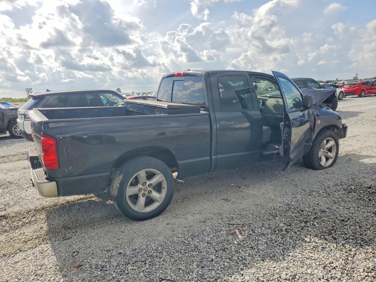 2008 Dodge Ram 1500 St/slt Black vin: 1D7HA18N48J180150