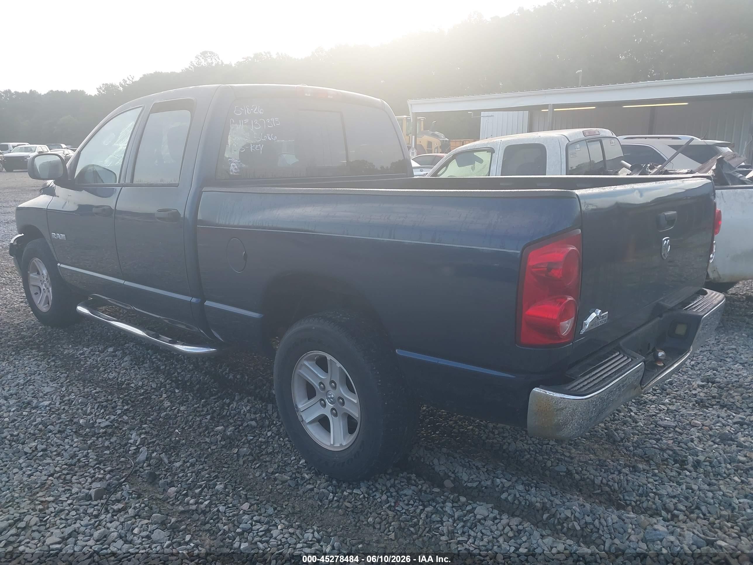 2008 Dodge Ram 1500 St/slt Blue vin: 1D7HA18N48J185686