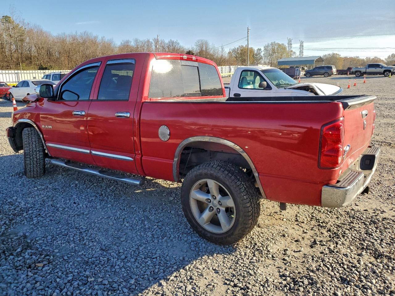 2008 Dodge Ram 1500 St Красный vin: 1D7HA18N48S523453