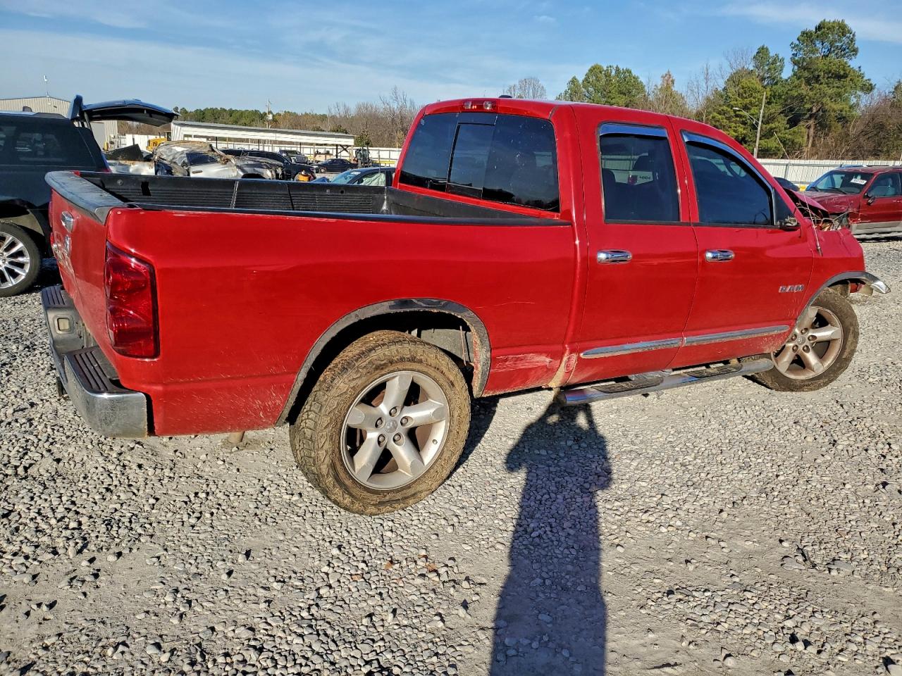 2008 Dodge Ram 1500 St Красный vin: 1D7HA18N48S523453