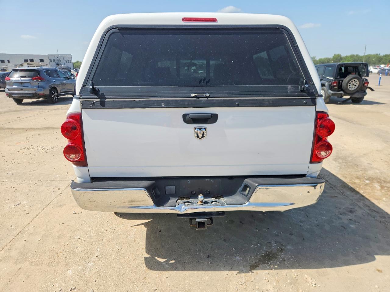 2008 Dodge Ram 1500 St White vin: 1D7HA18N48S537501