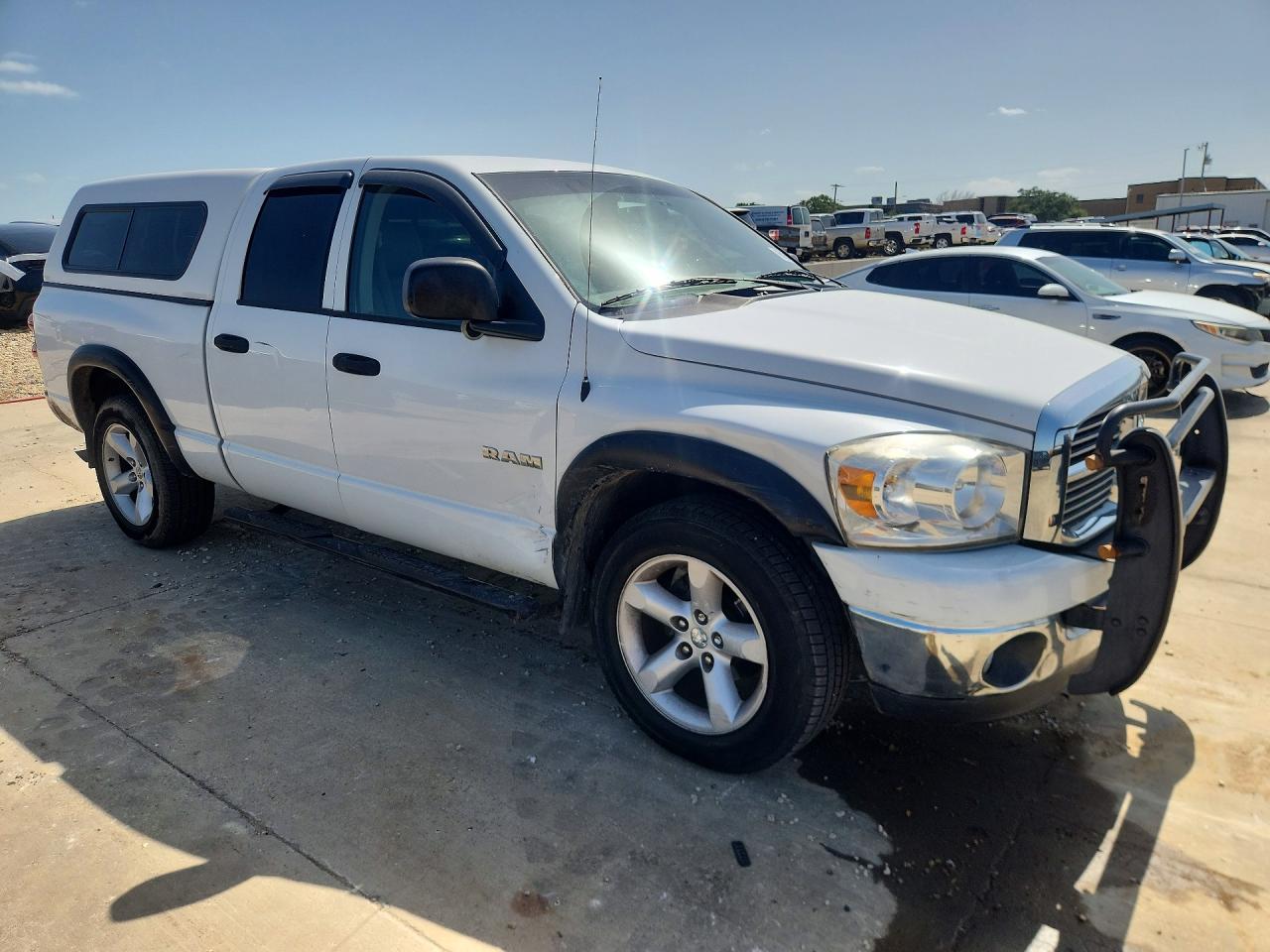 2008 Dodge Ram 1500 St White vin: 1D7HA18N48S537501