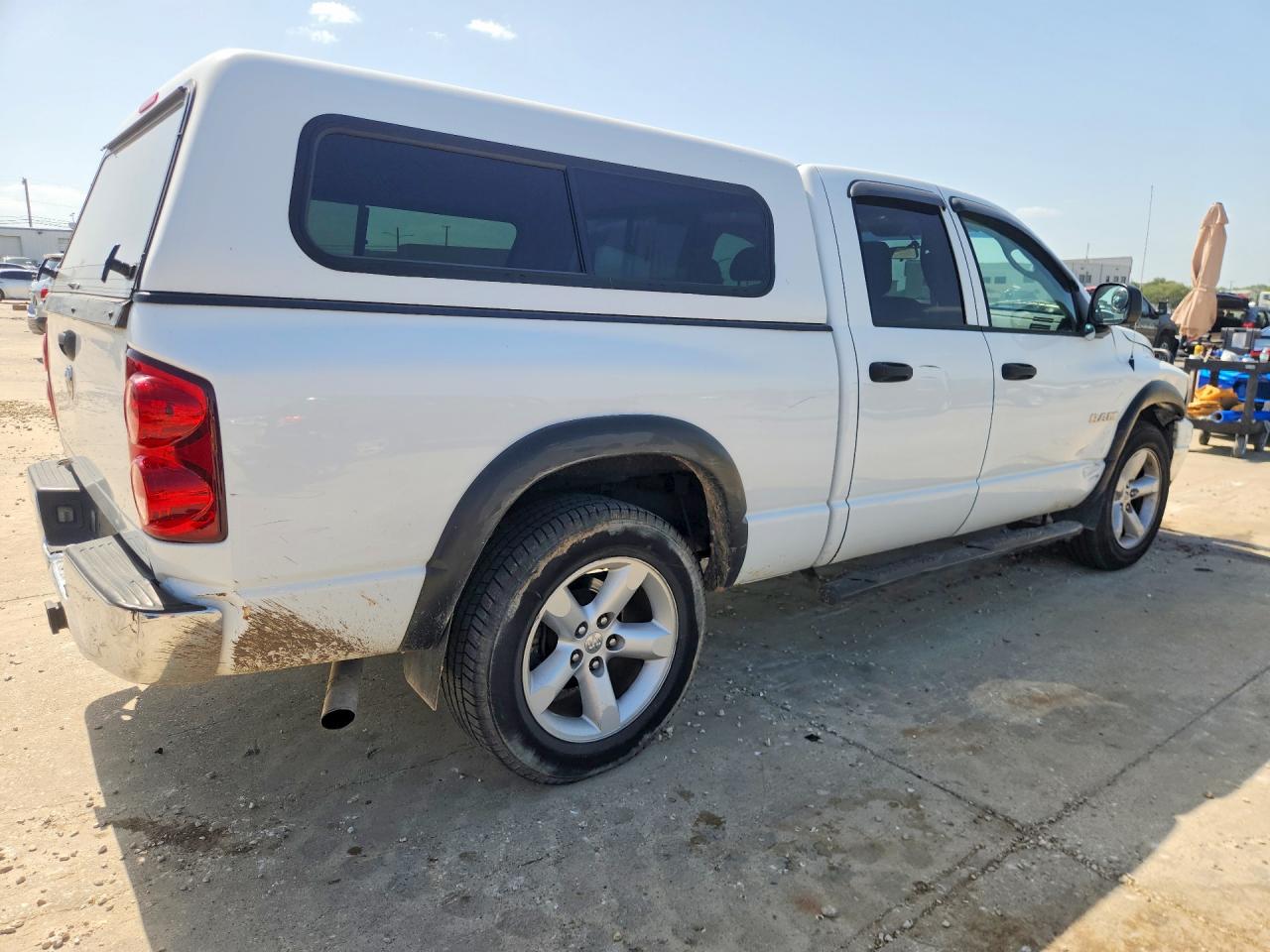 2008 Dodge Ram 1500 St White vin: 1D7HA18N48S537501