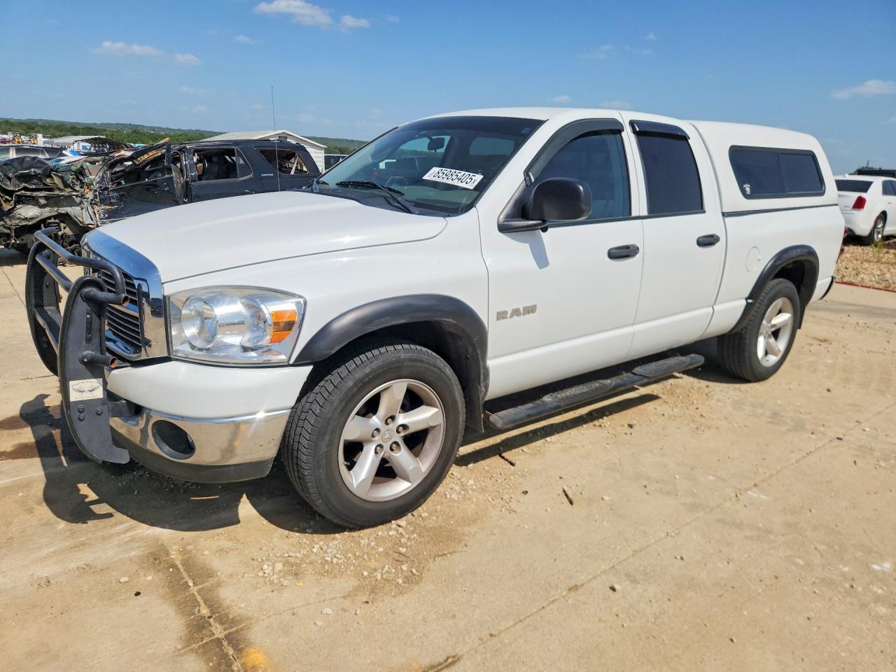 2008 Dodge Ram 1500 St White vin: 1D7HA18N48S537501