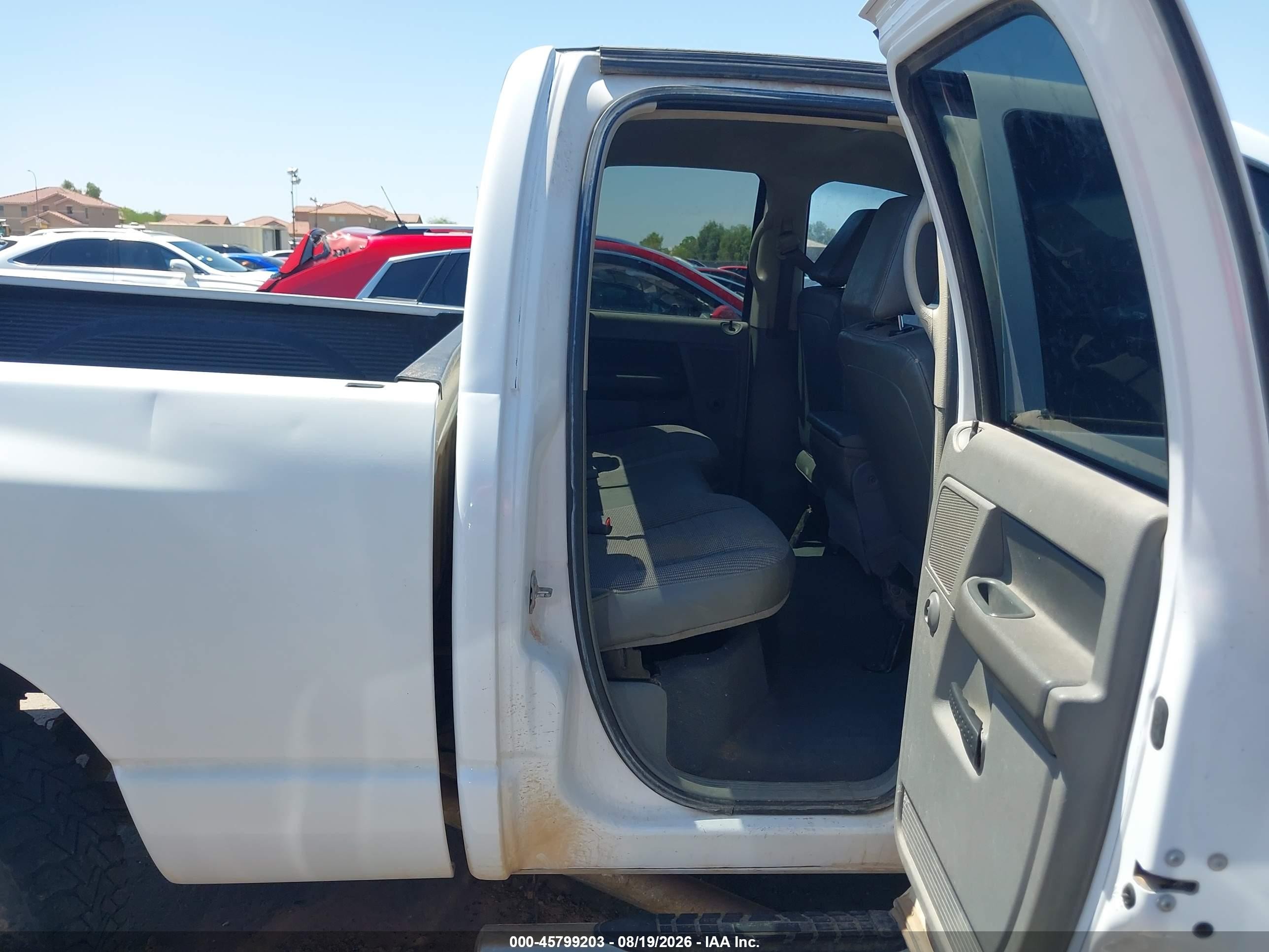 2008 Dodge Ram 1500 Slt White vin: 1D7HA18N48S539166