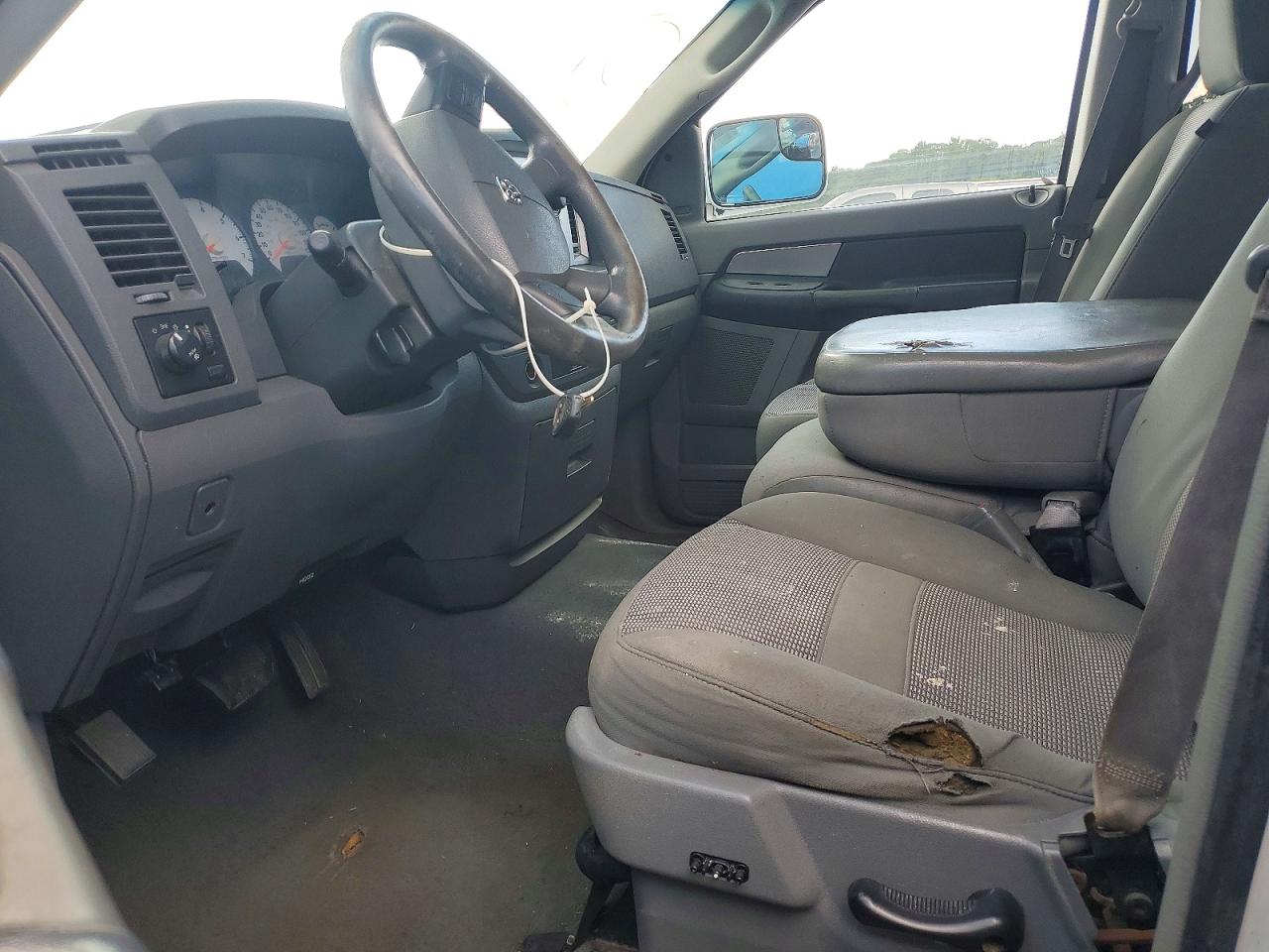2008 Dodge Ram 1500 St White vin: 1D7HA18N48S563354