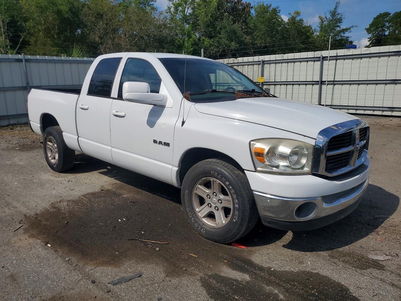 2008 Dodge Ram 1500 St White vin: 1D7HA18N48S563354
